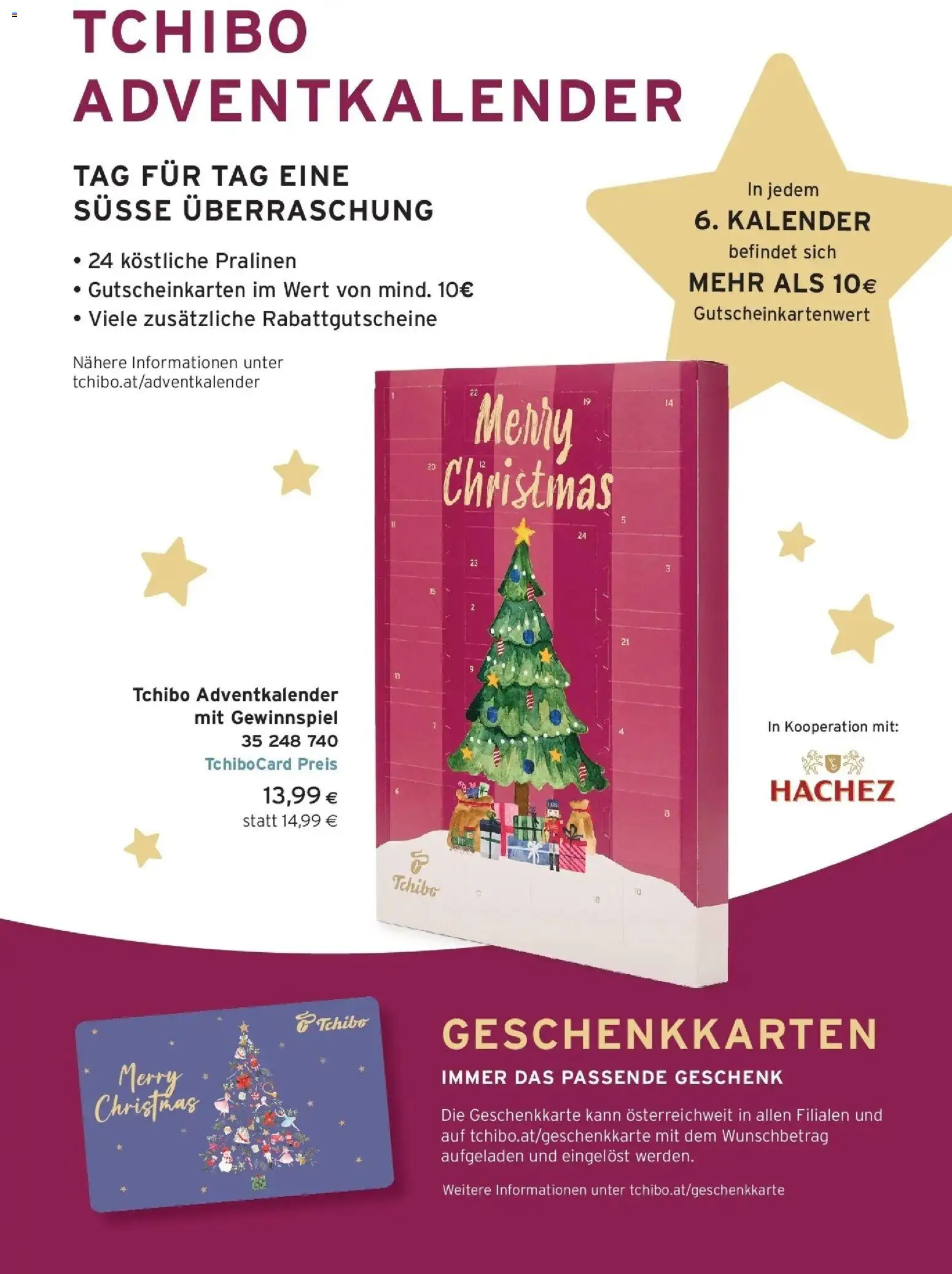 Tchibo Eduscho - Tchibo Magazin Flugblatt in Österreich