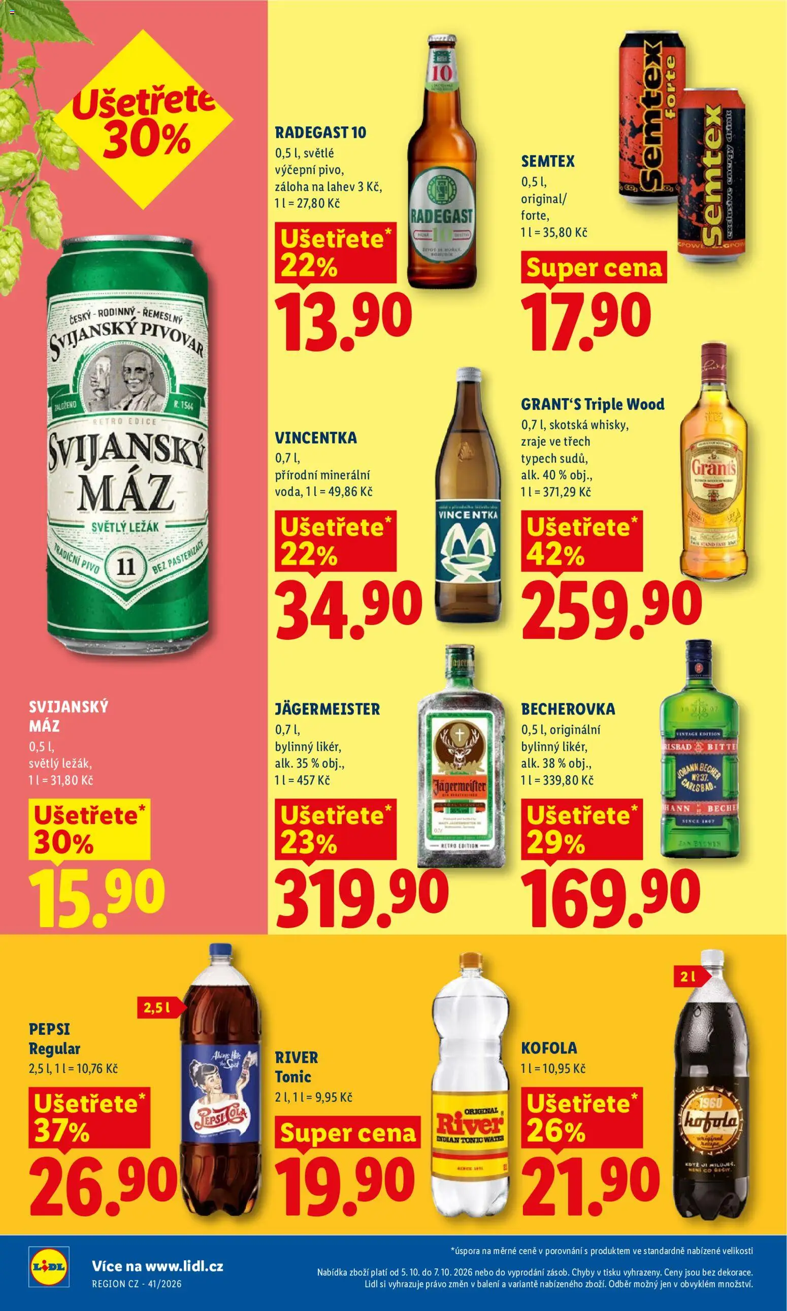 Lidl leták Leták in Česko