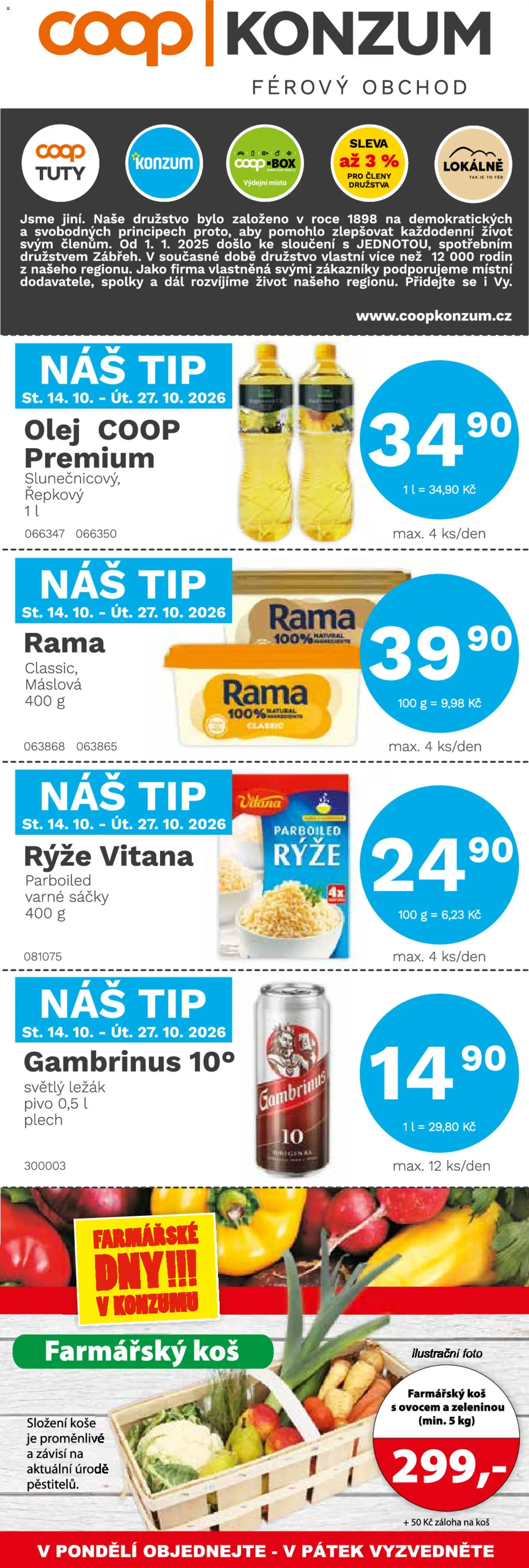 Konzum leták Leták in Česko