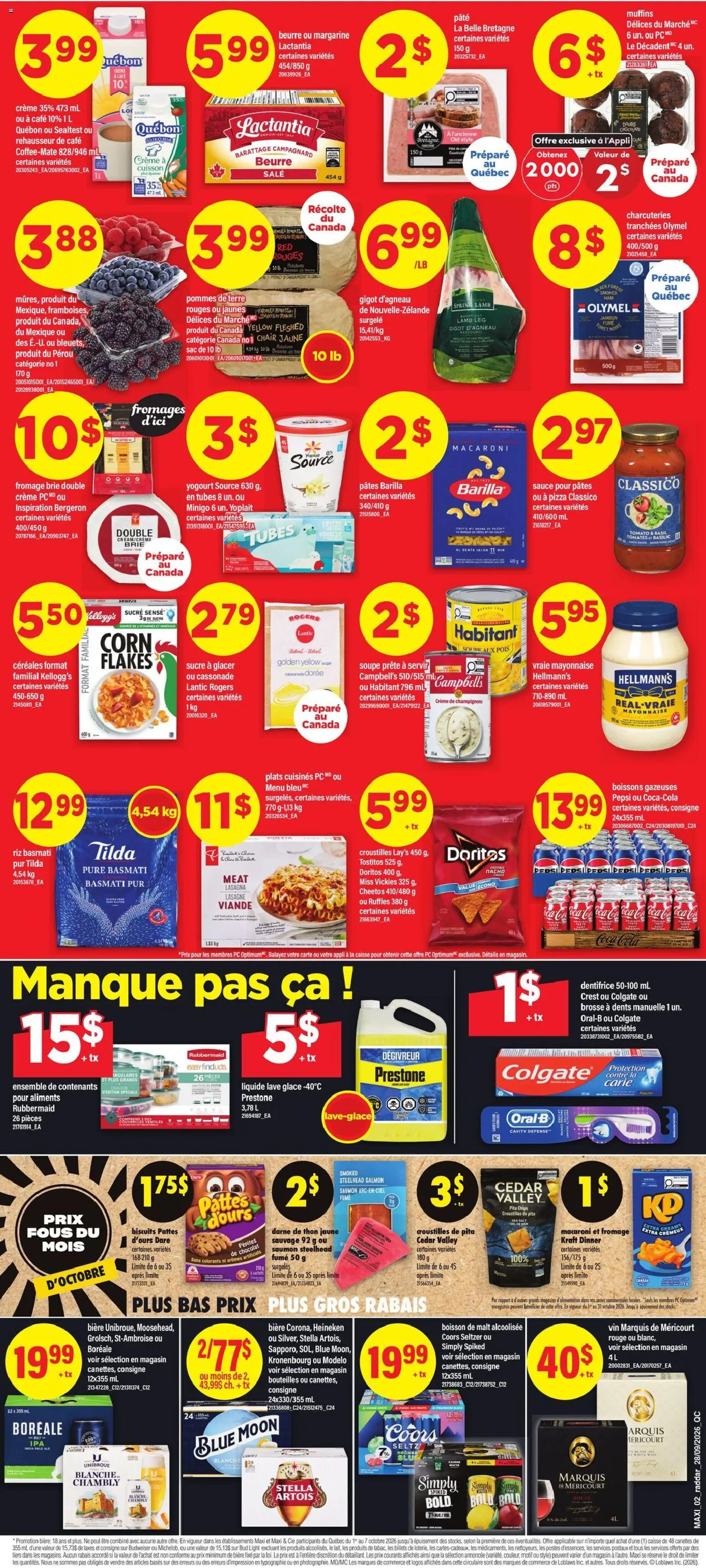 Maxi weekly flyer / circulaire Flyer in Canada