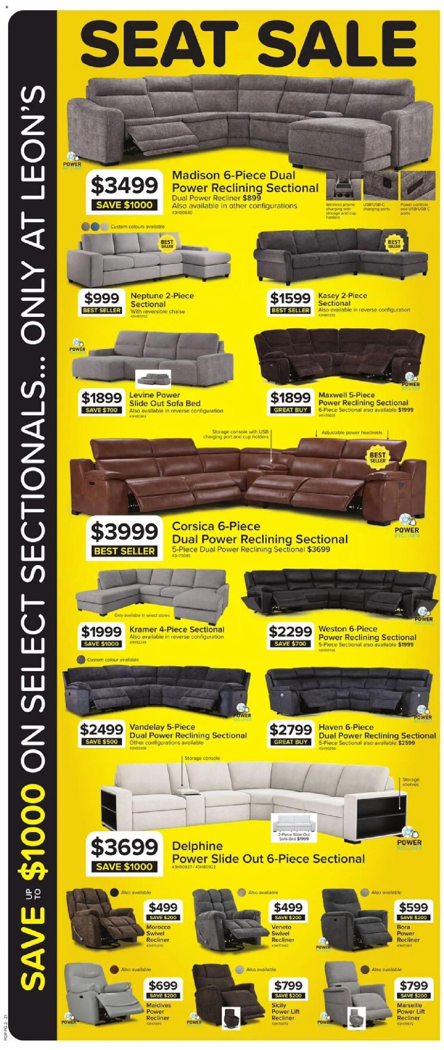 Leon`s weekly flyer / circulaire Flyer in Canada