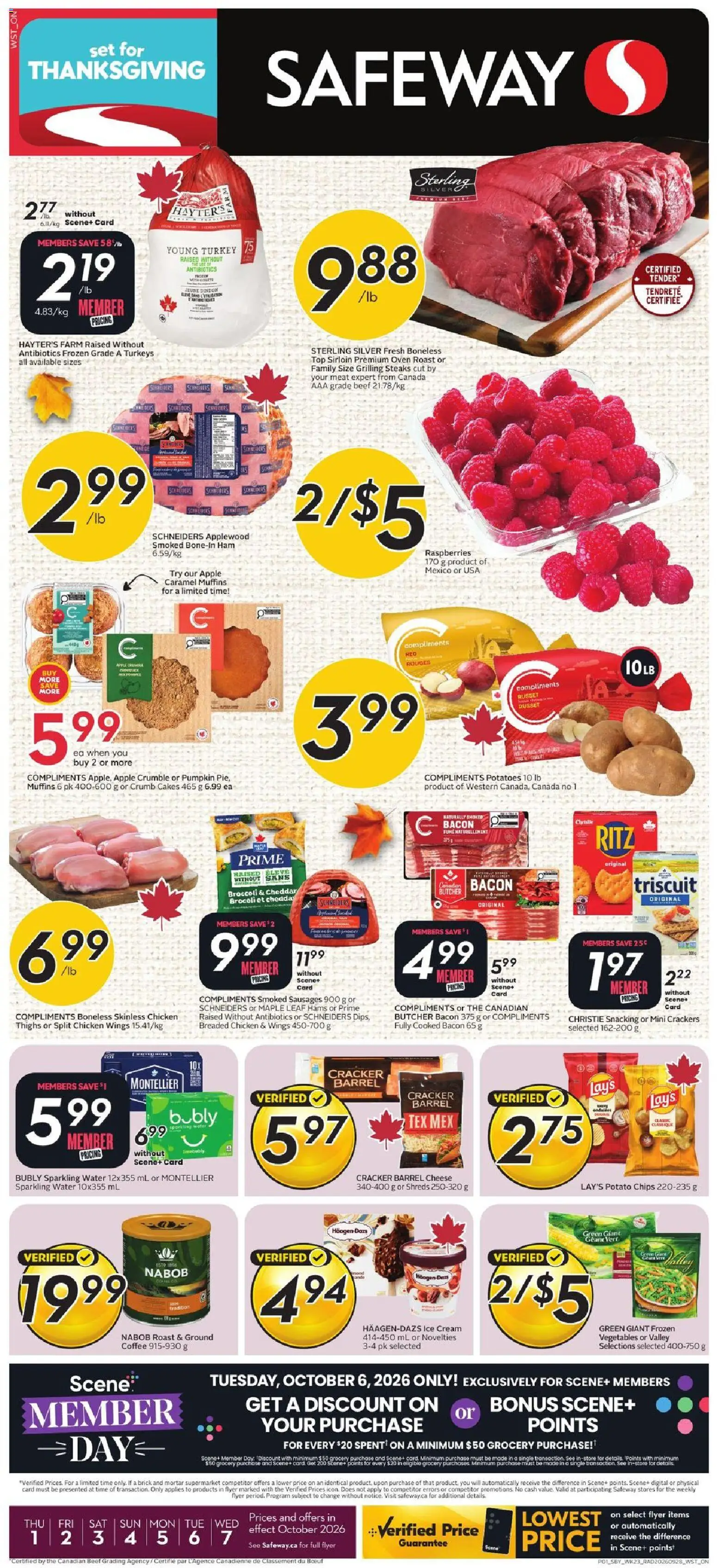 Safeway weekly flyer / circulaire Flyer in Canada