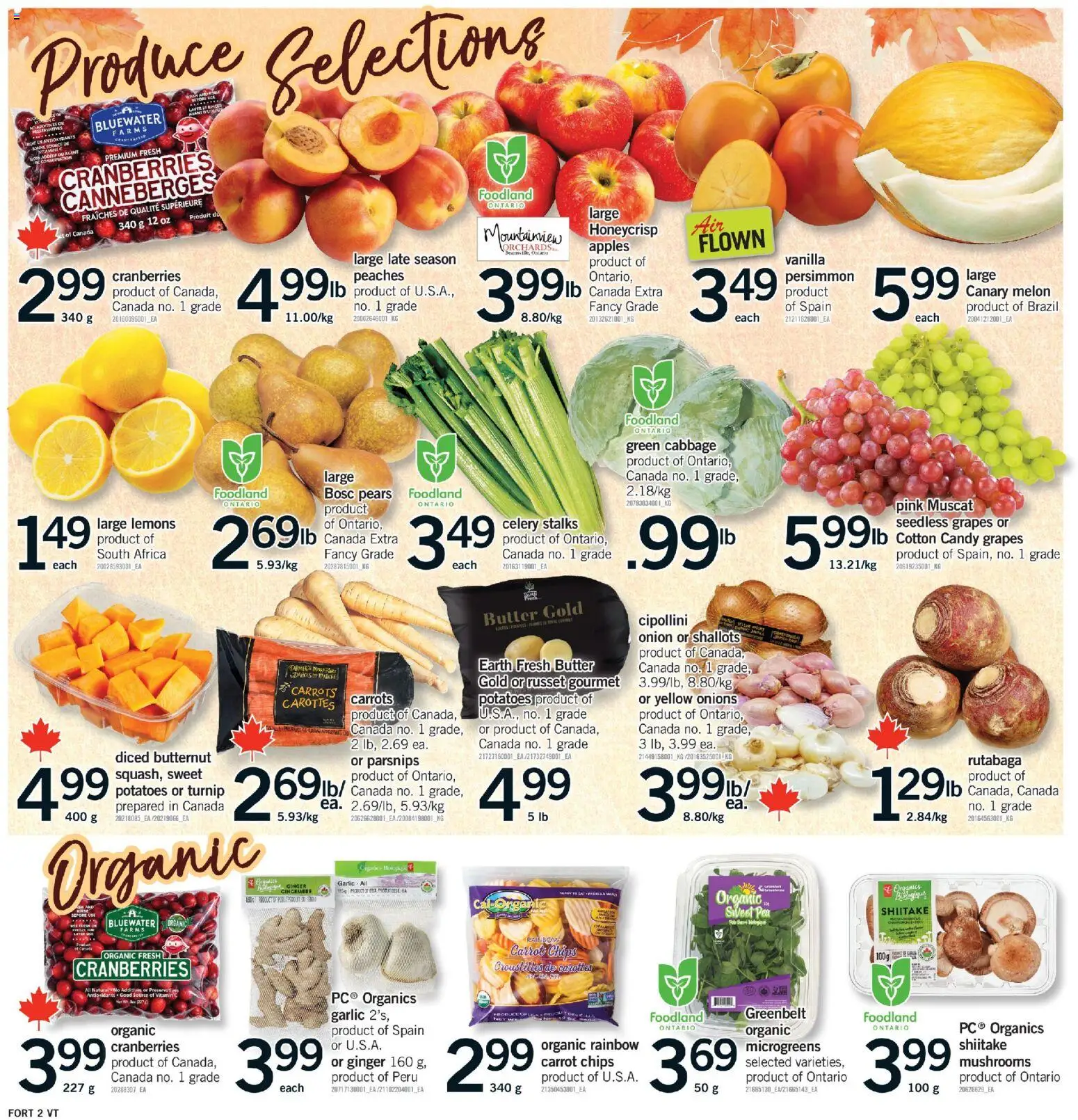 Fortinos weekly flyer / circulaire Flyer in Canada