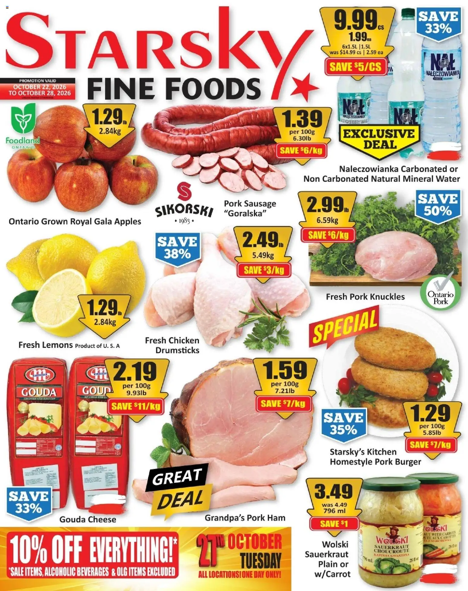 Starsky weekly flyer / circulaire Flyer in Canada