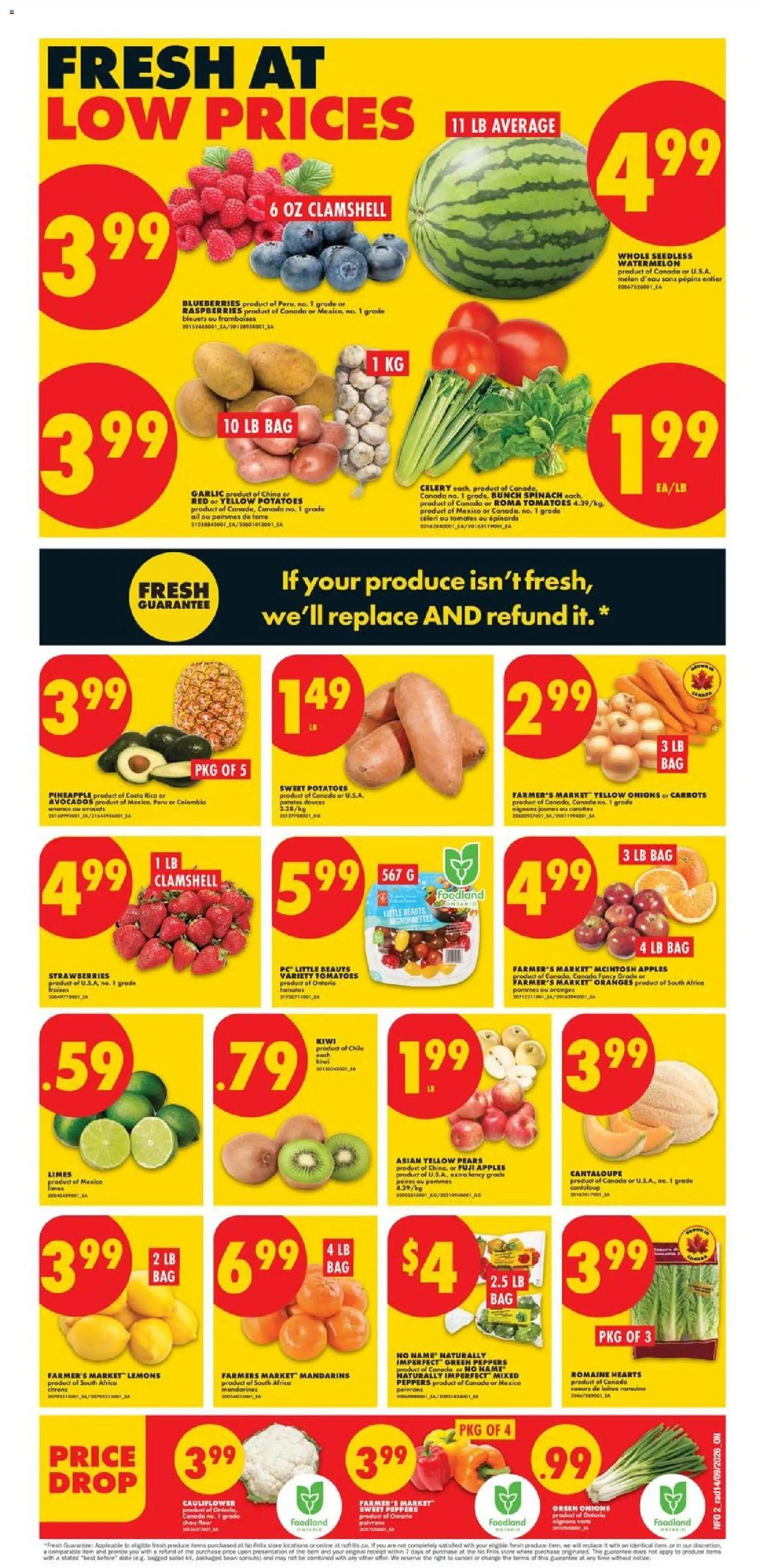 No Frills weekly flyer / circulaire Flyer in Canada