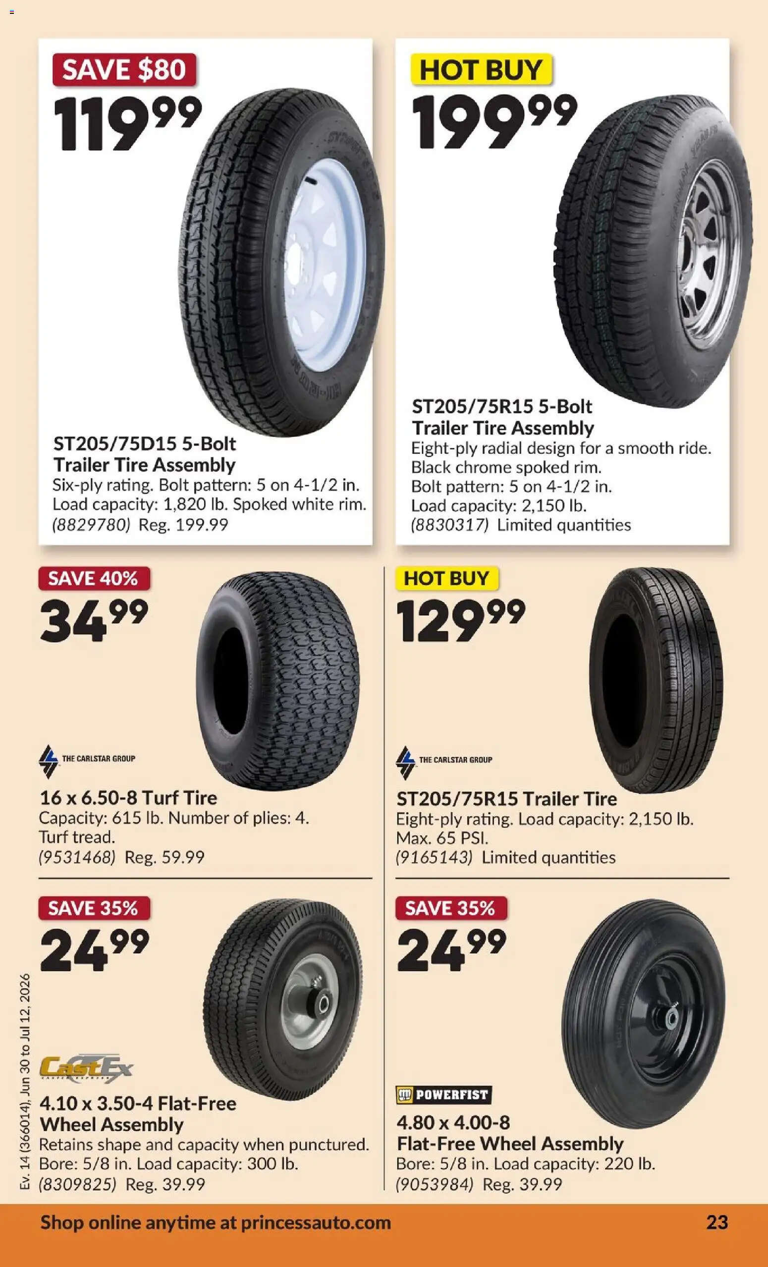 Princess Auto Flyer from Jun 30, 2026 - Unlock Huge Savings | Canada