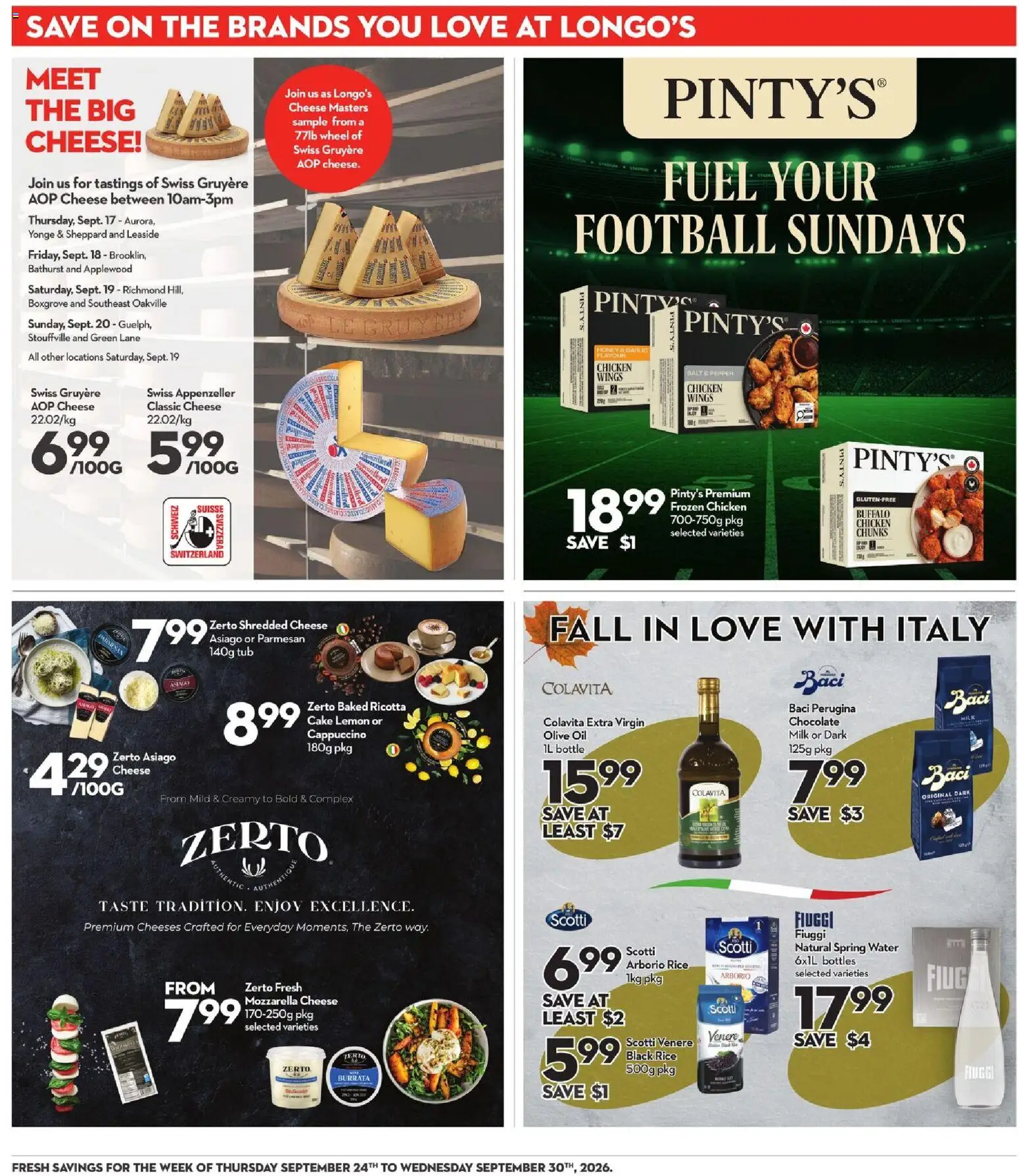 Longo`s weekly flyer / circulaire Flyer in Canada