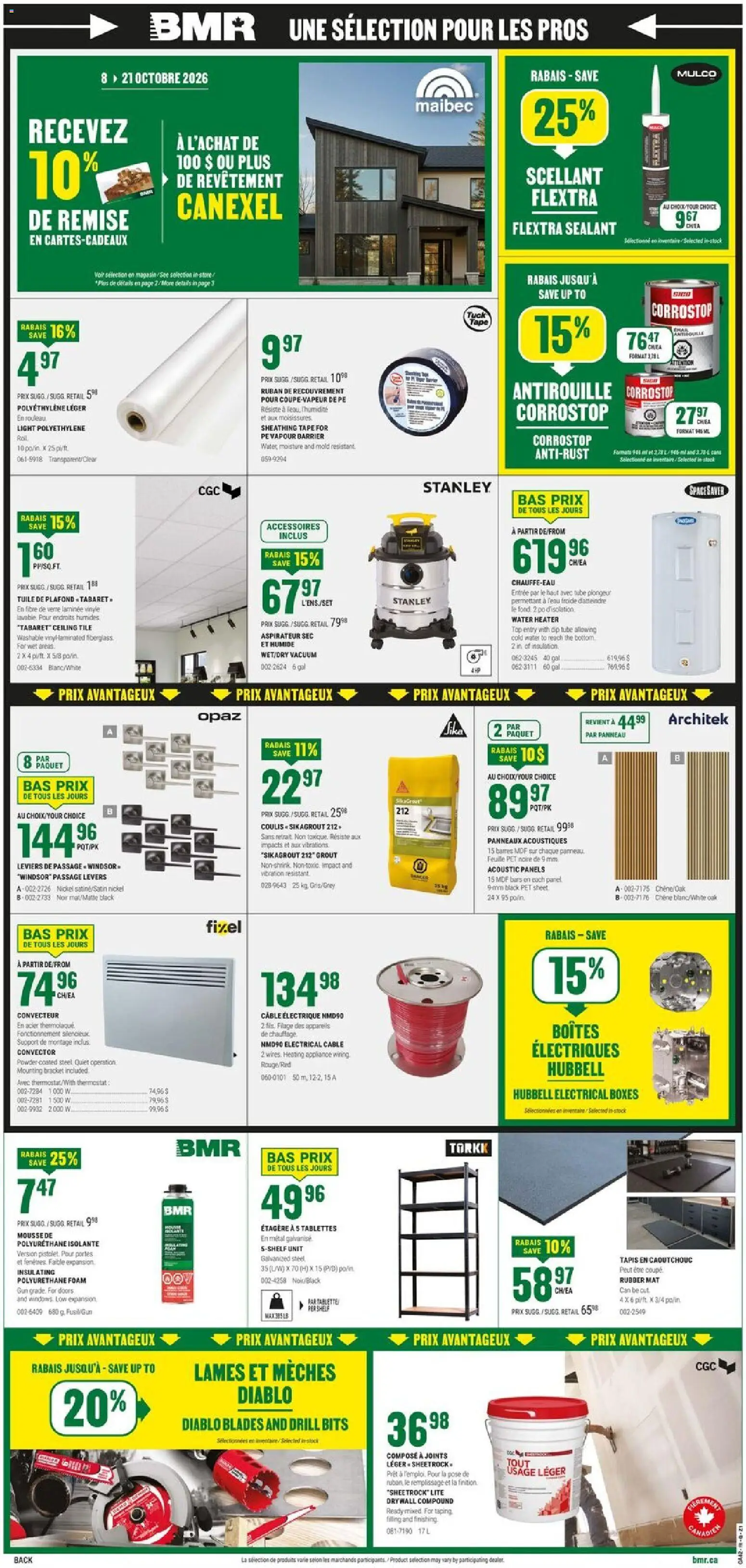 BMR weekly flyer / circulaire Flyer in Canada