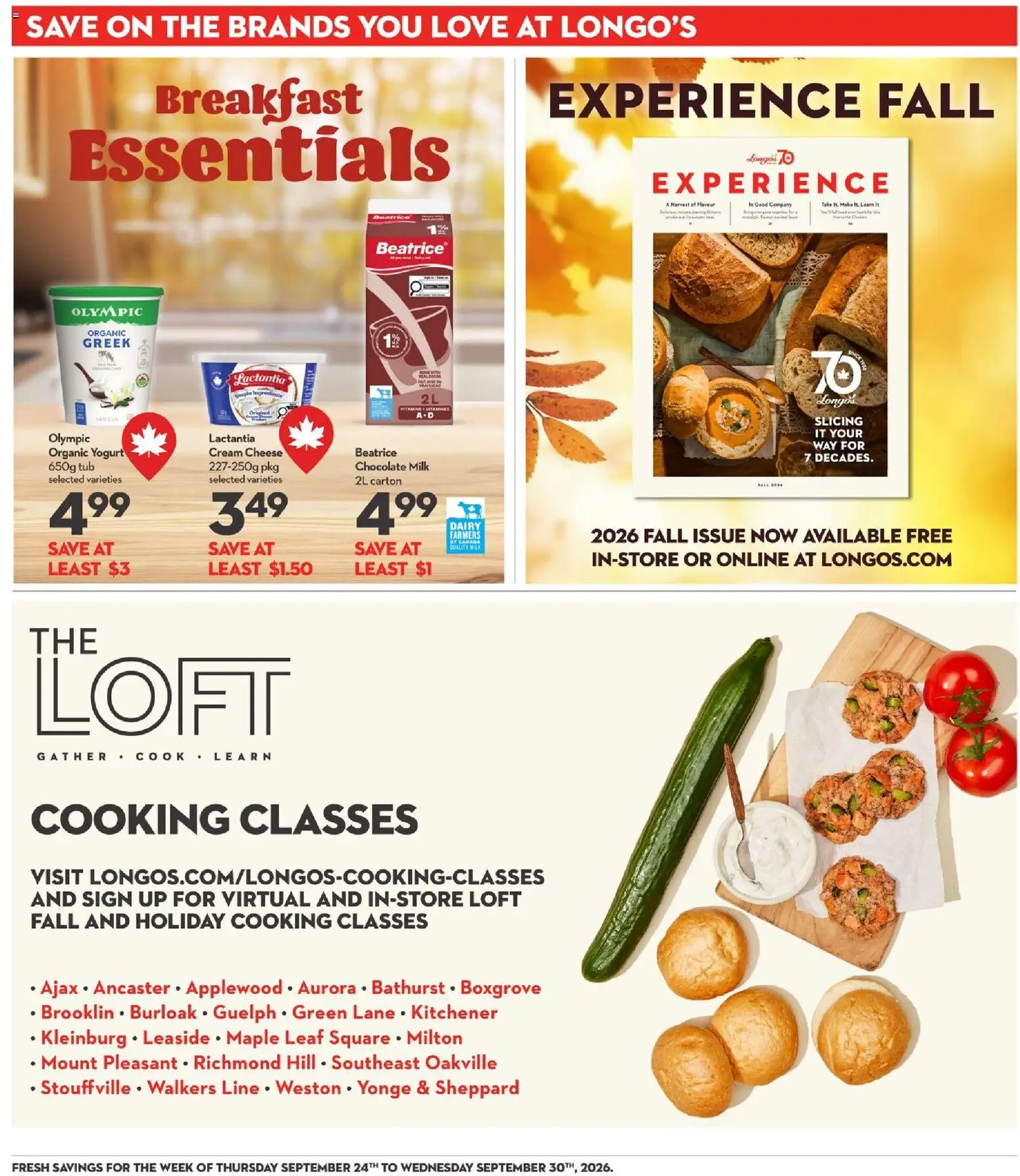 Longo`s weekly flyer / circulaire Flyer in Canada