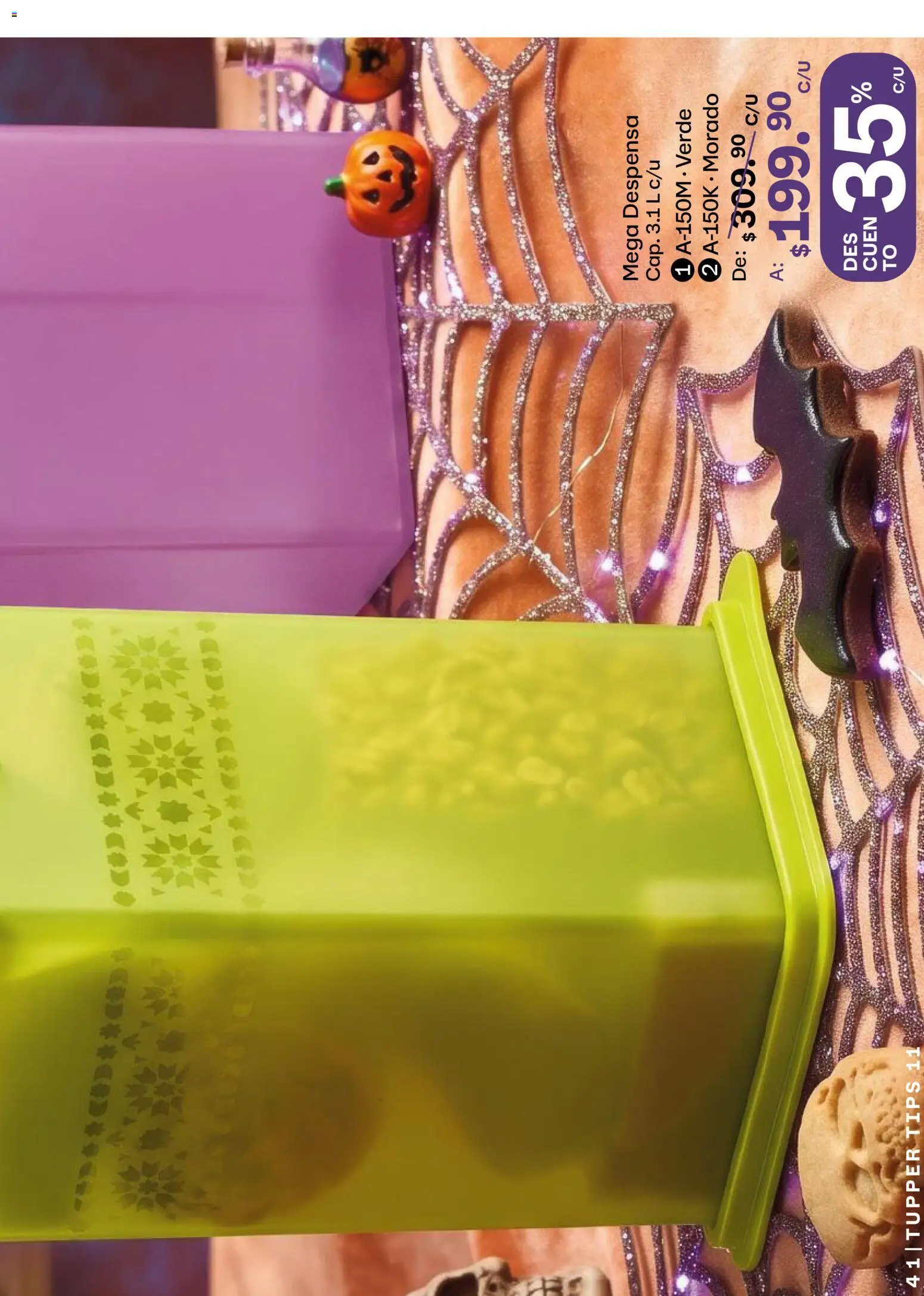 Tupperware catálogo Folleto in México