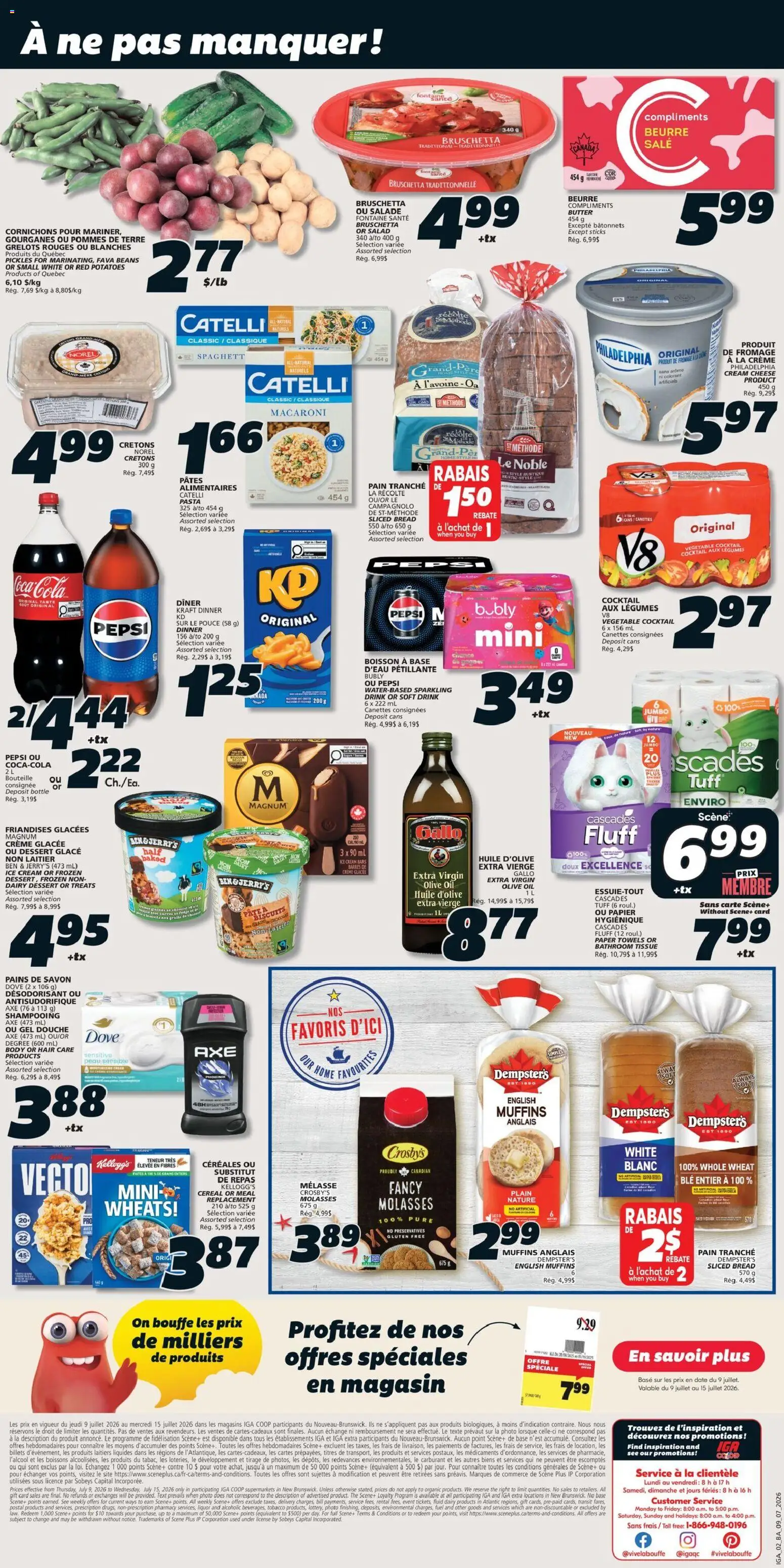 IGA Flyer from Jul 9, 2026 - Unlock Huge Savings | Canada