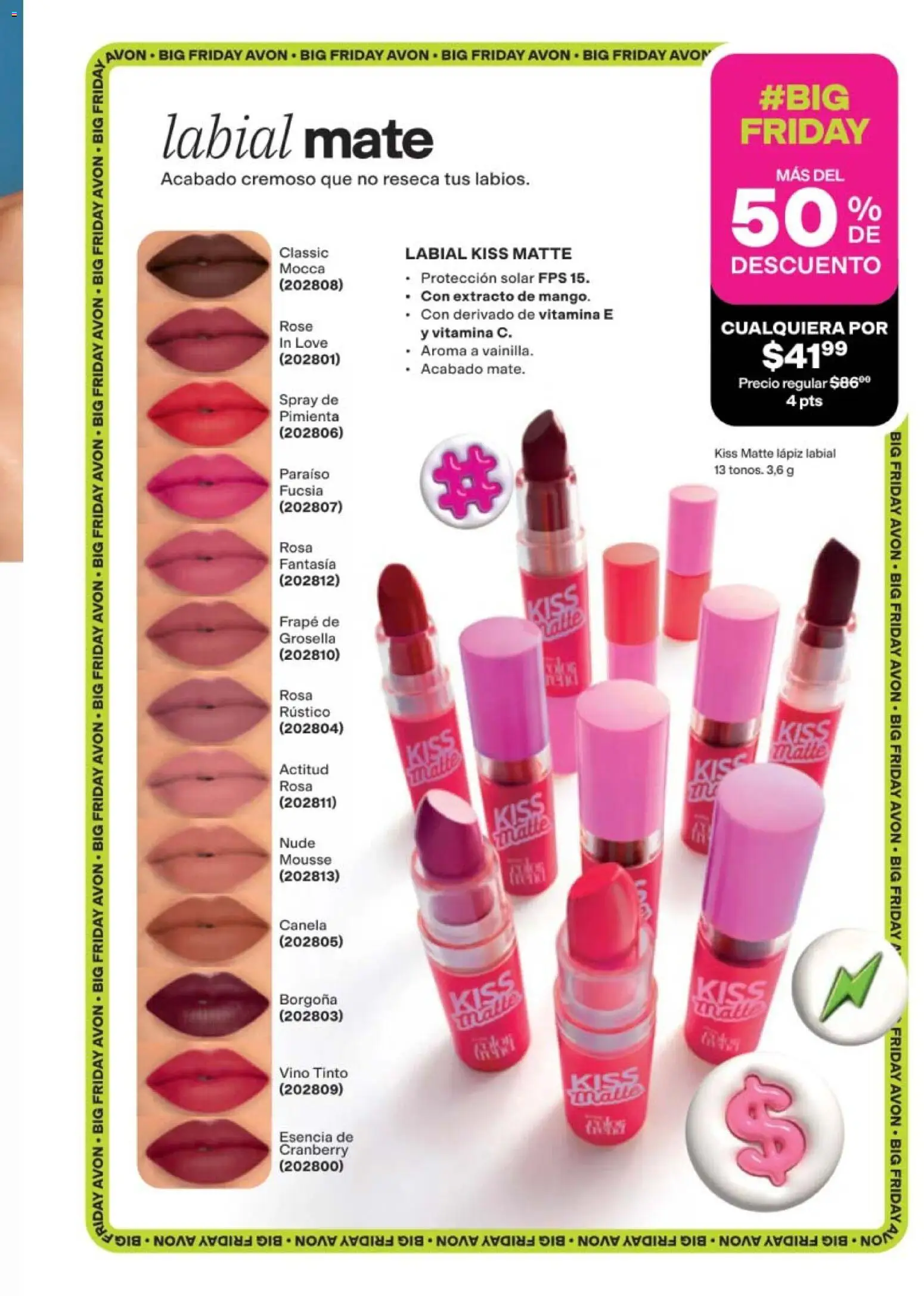 AVON campaña 16 2026 Folleto in México