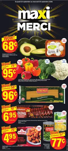 Maxi Maxi weekly flyer / circulaire