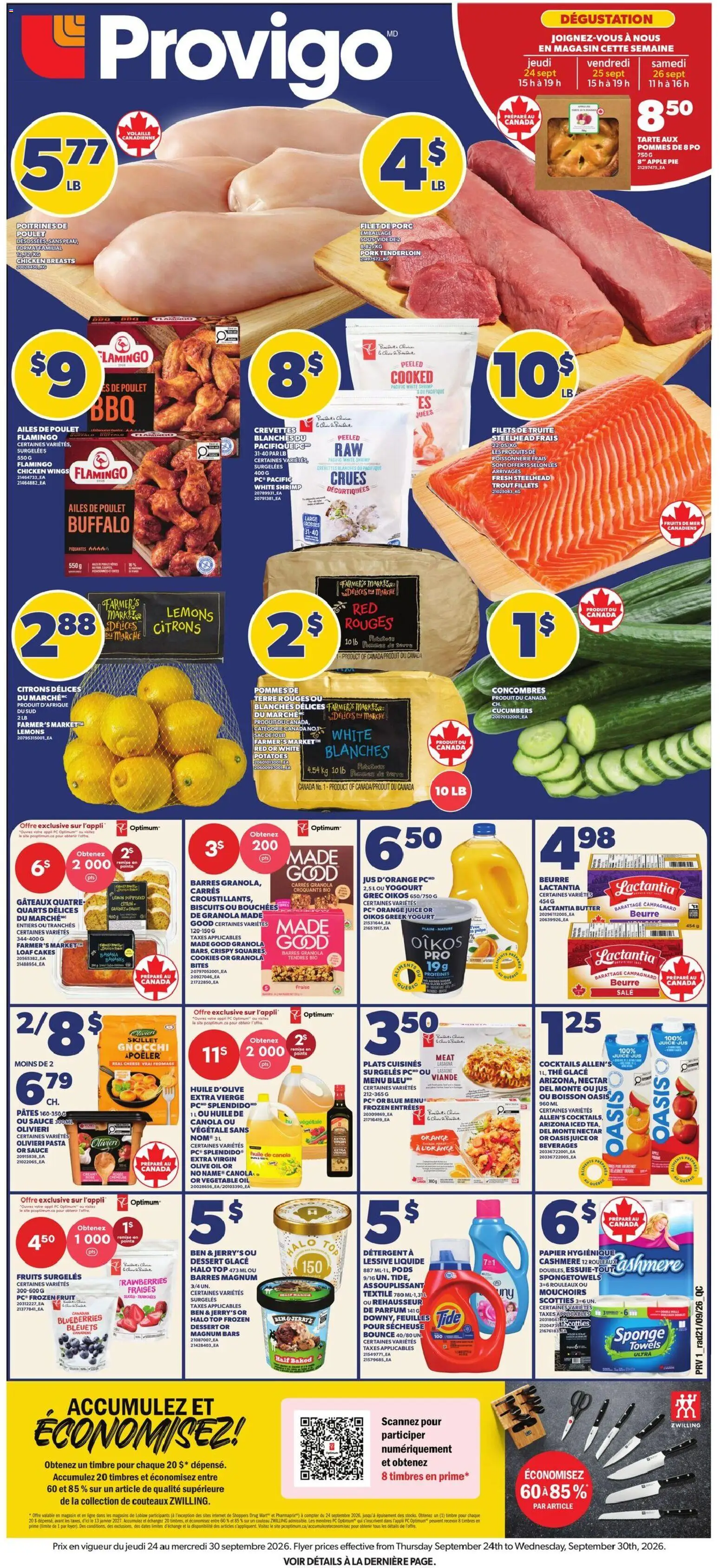 Provigo weekly flyer / circulaire Flyer in Canada