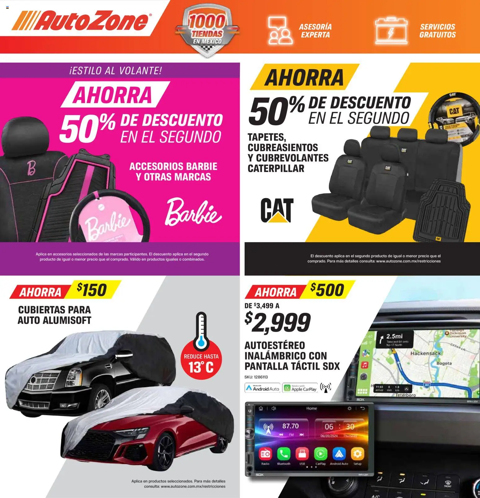 AutoZone catálogo Folleto in México