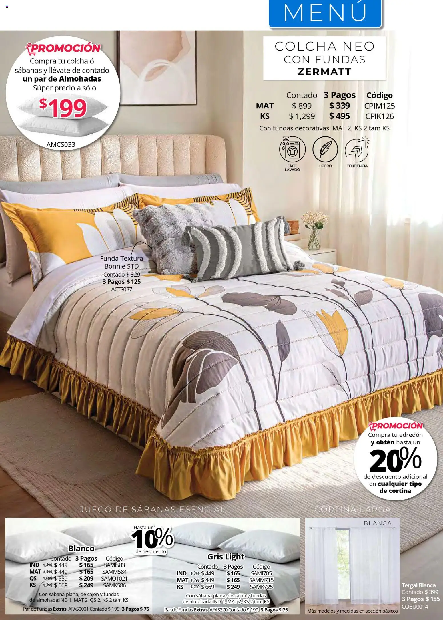 ¡El último » catálogo de Colchas Concord para Julio « está aquí! Descubre las SUPER OFERTAS. | México