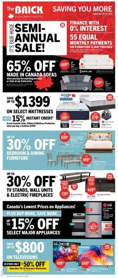 The-brick The Brick weekly flyer / circulaire