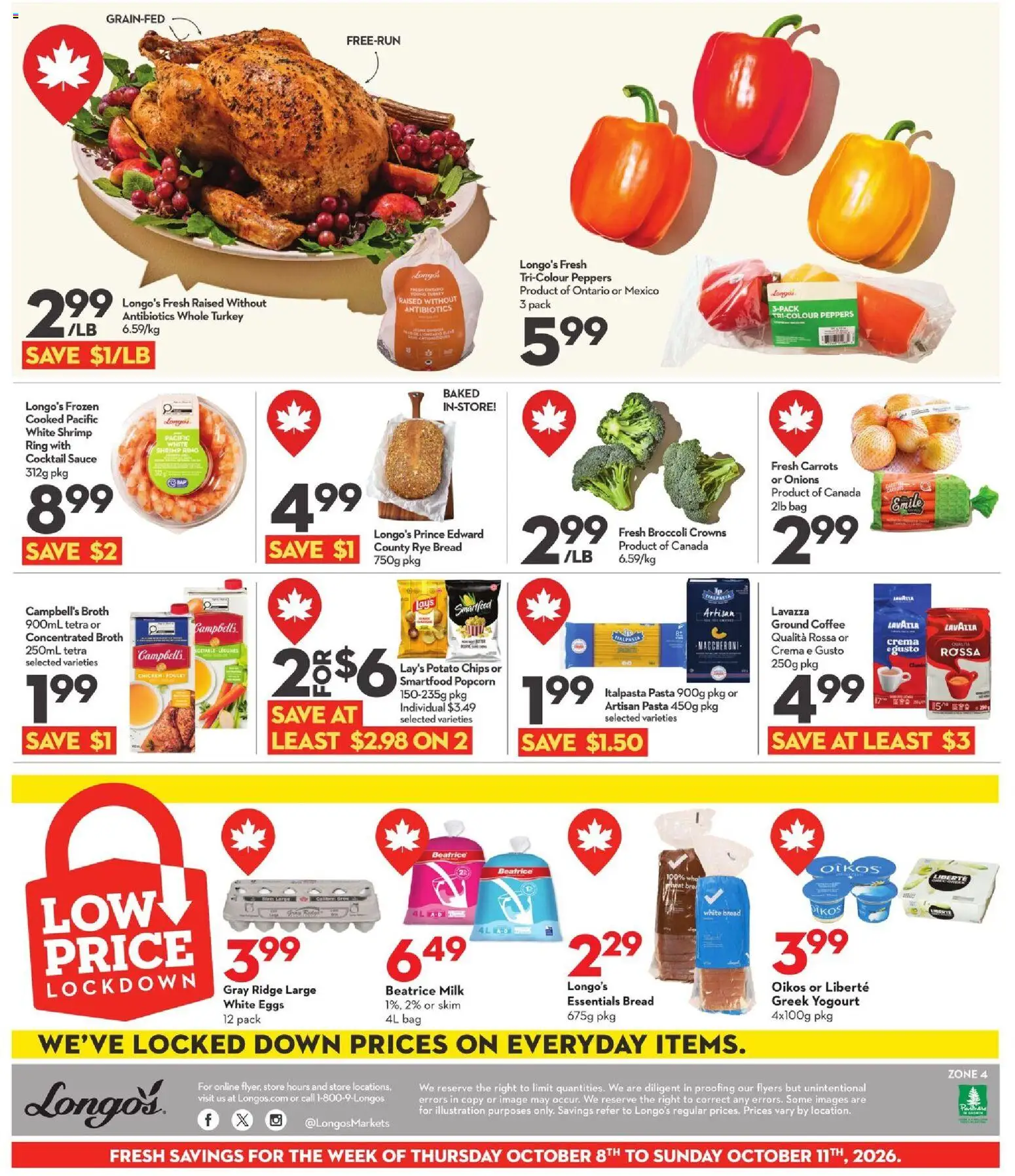 Longo`s weekly flyer / circulaire Flyer in Canada