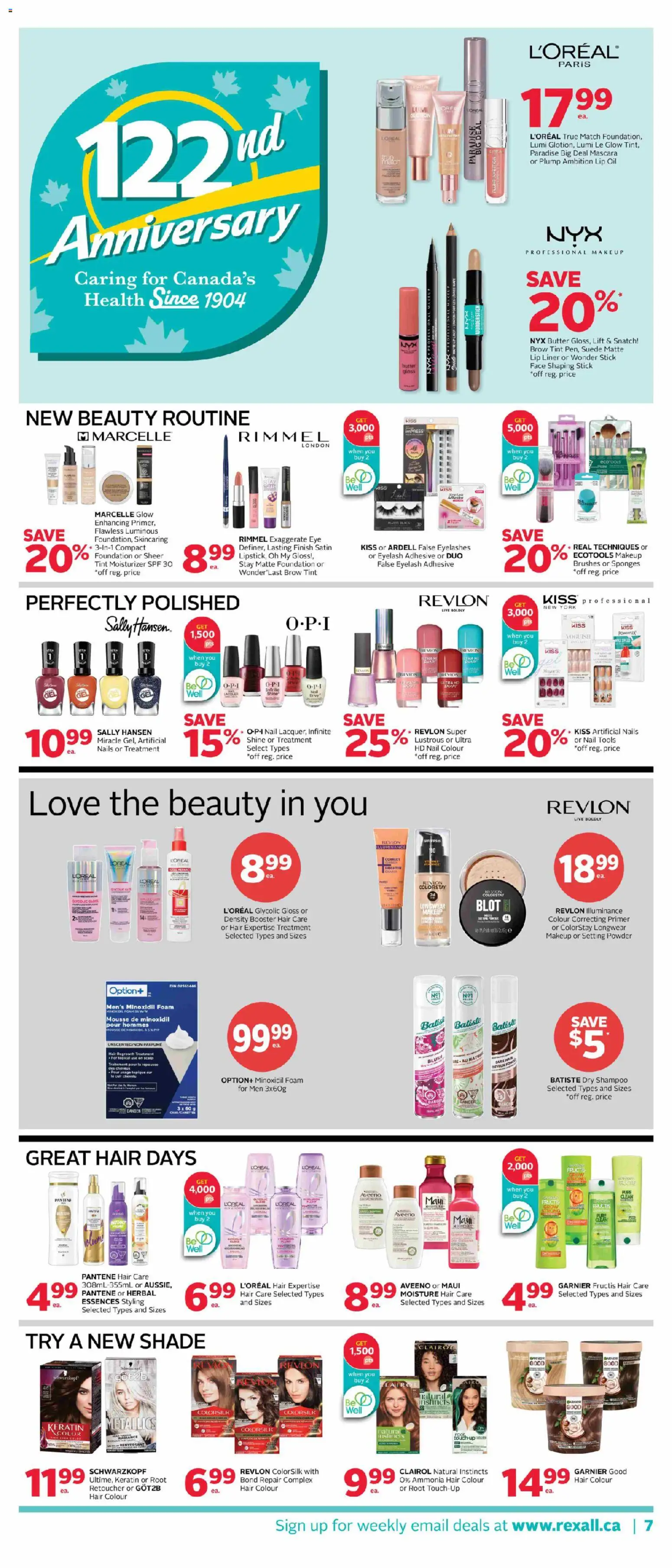 Rexall weekly flyer / circulaire Flyer in Canada