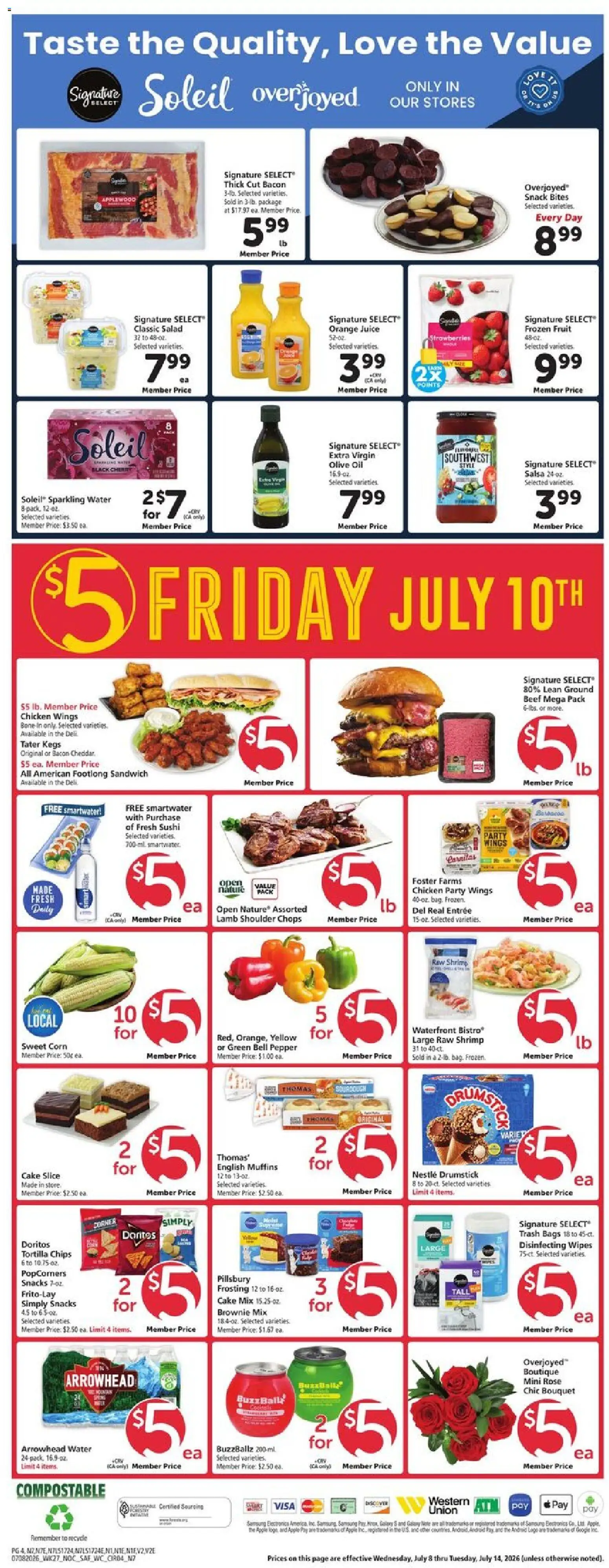 What's in Store at Safeway? New Ad Reveals All from 07/08/2026! | United States
