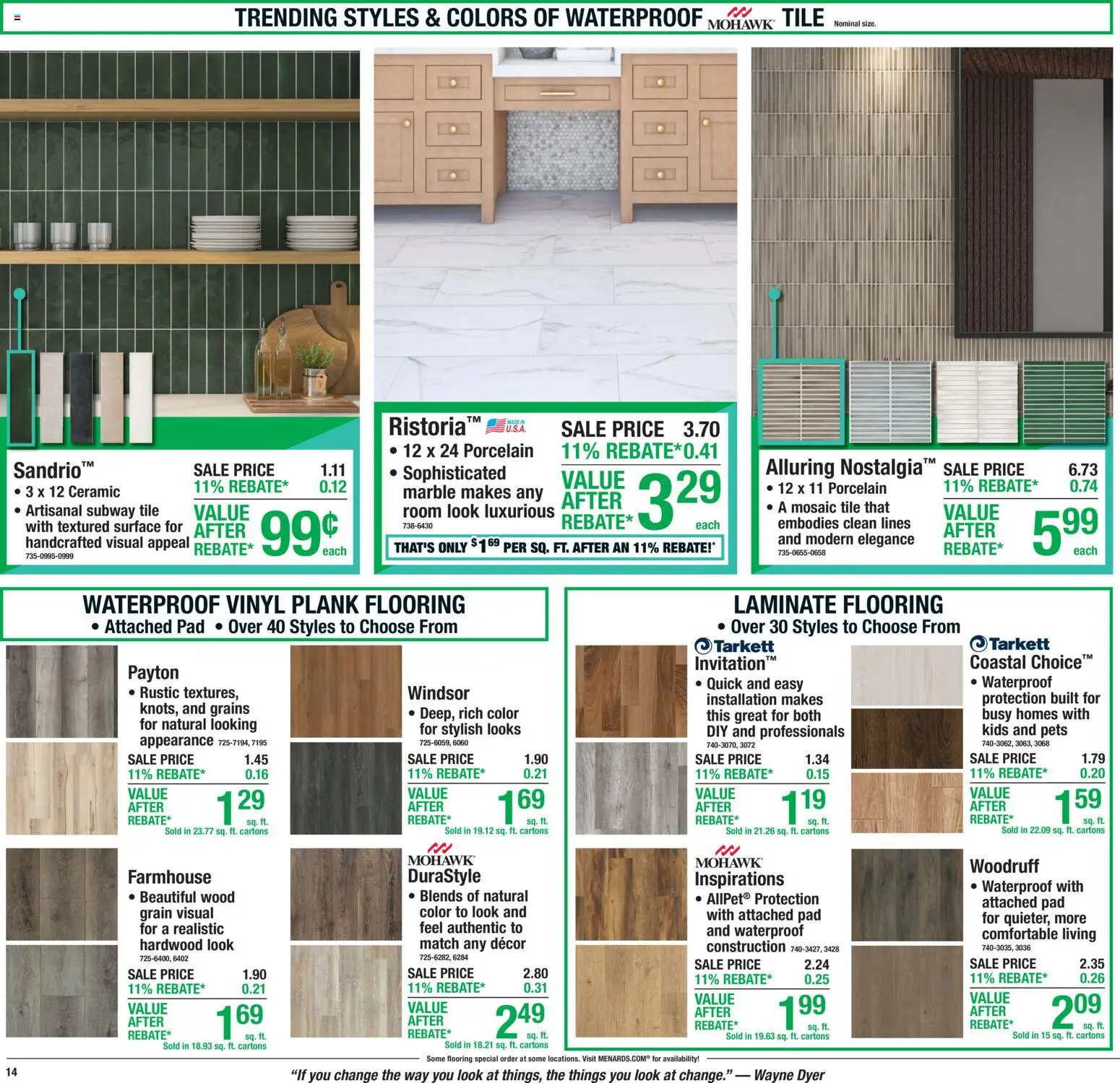 Menards Weekly Ad Weekly Ad in United States