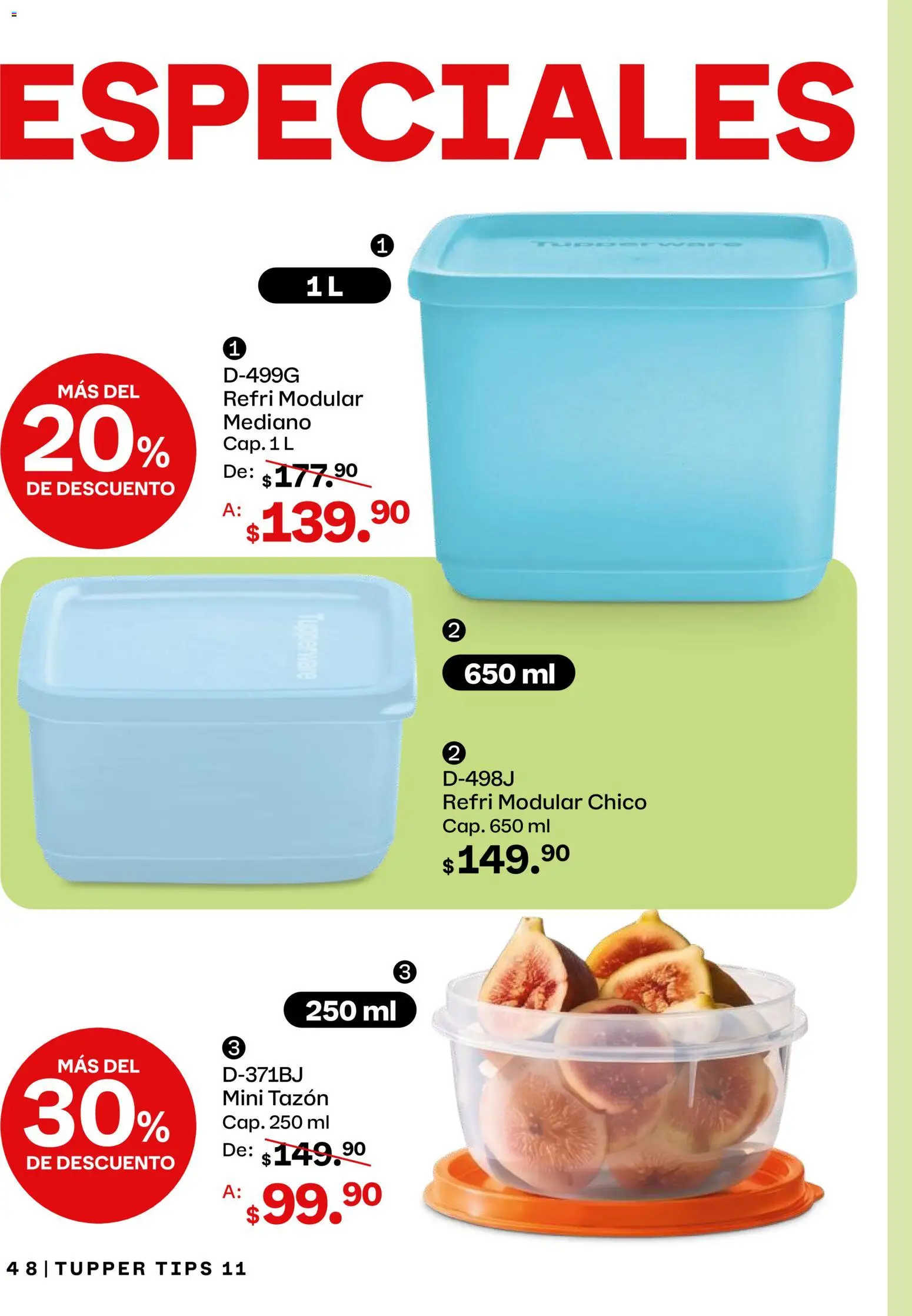 Tupperware catálogo Folleto in México