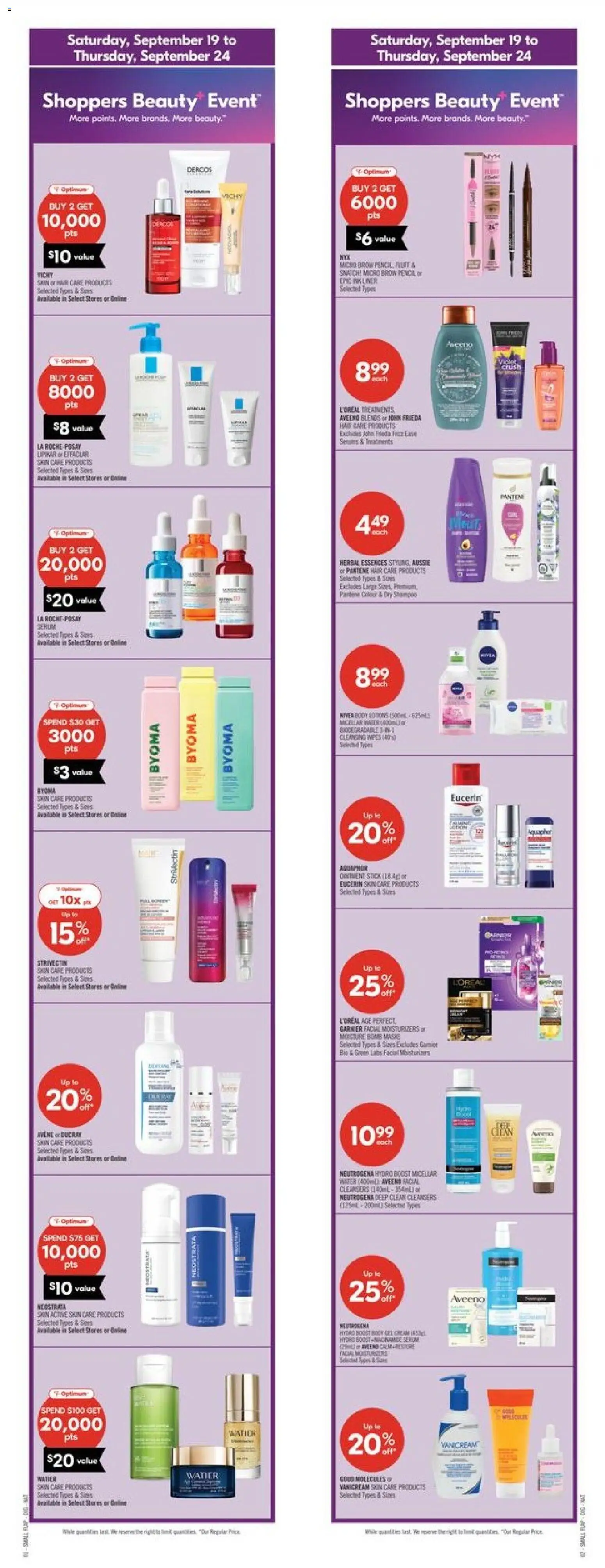Shoppers weekly flyer / circulaire Flyer in Canada