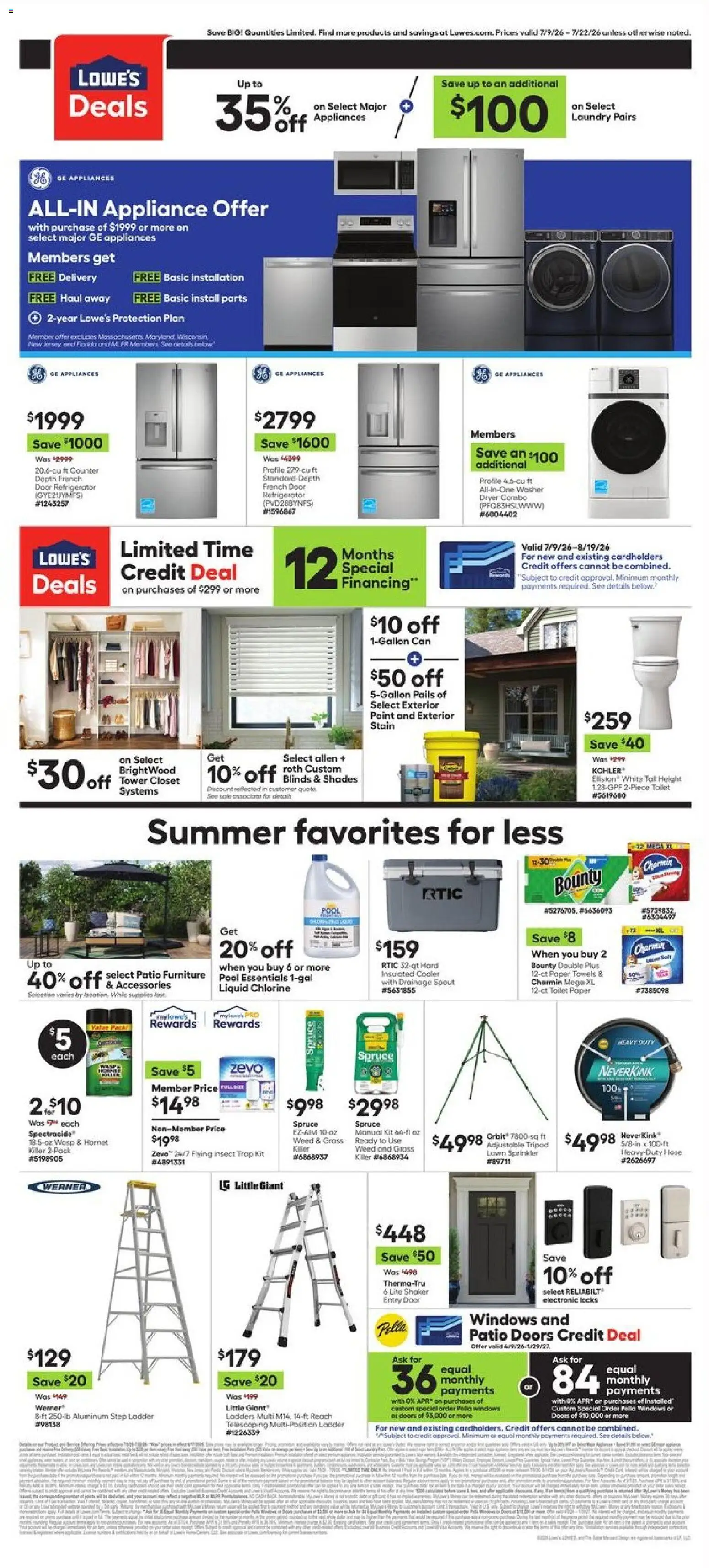 The new Lowe's flyer is now online. See all July offers on your mobile and save! | United States