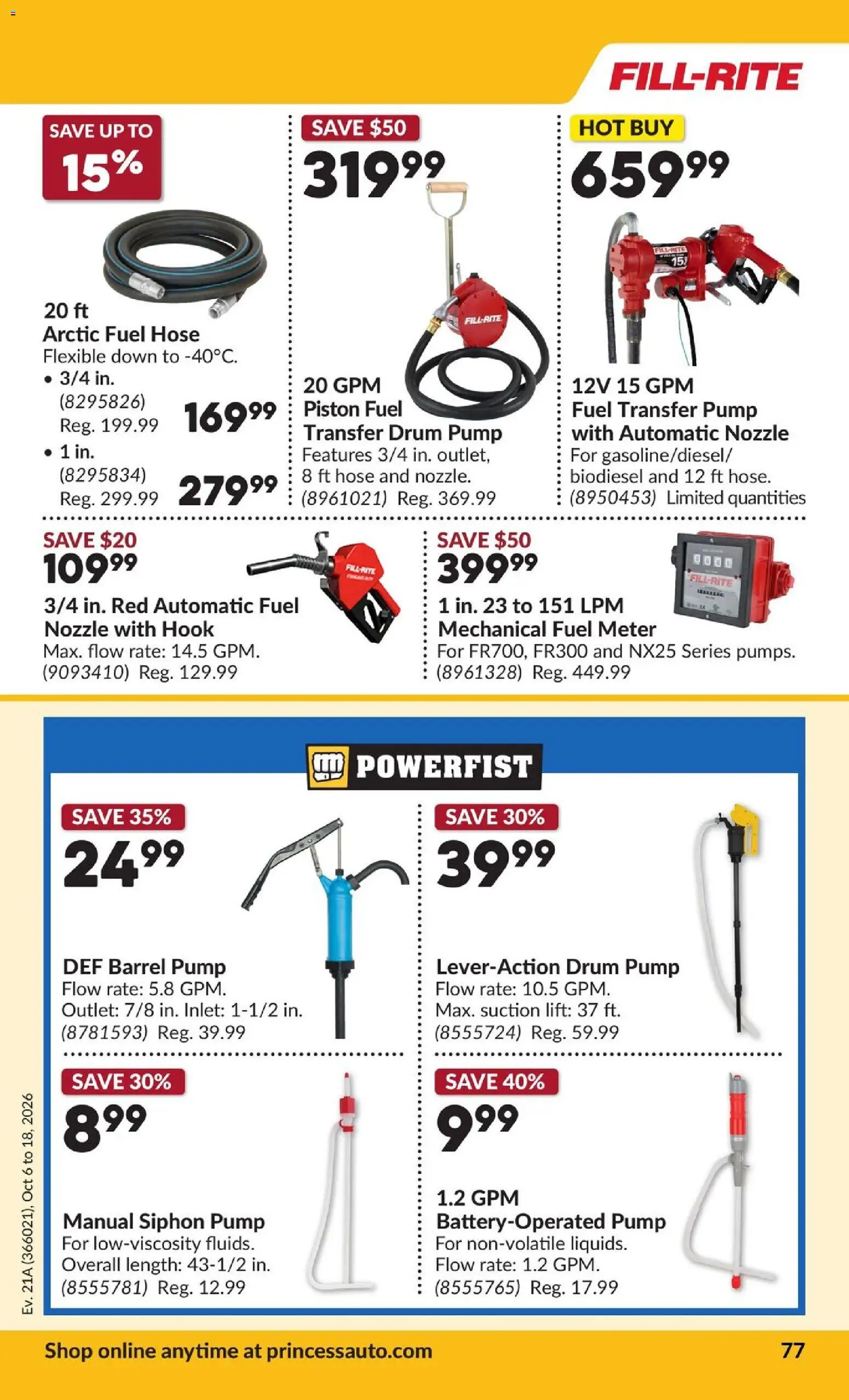 Princess Auto flyer - 2 Week Sale! Flyer in Canada
