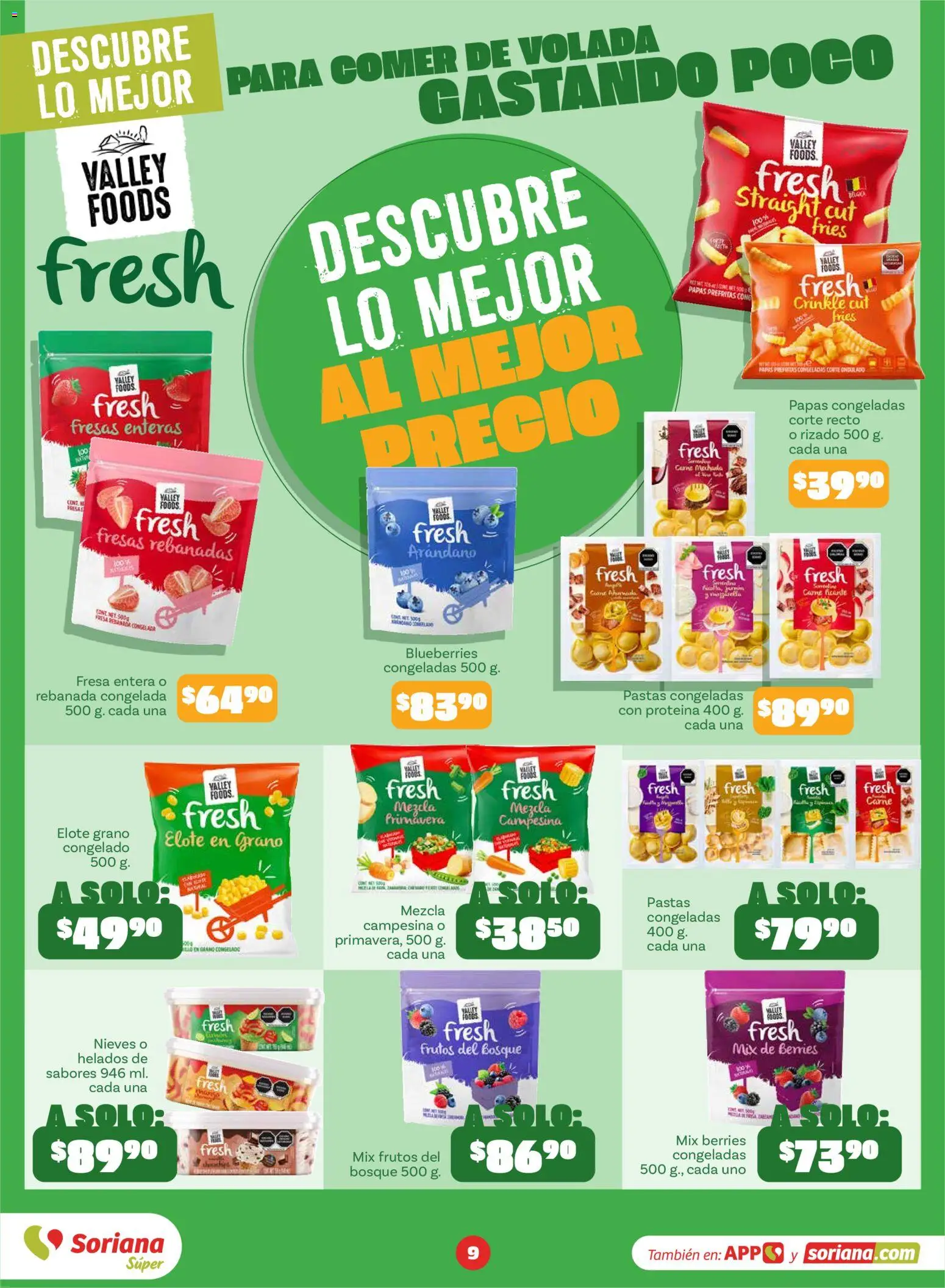 Soriana Descubre lo mejor al mejor precio Súper Nacional Folleto in México