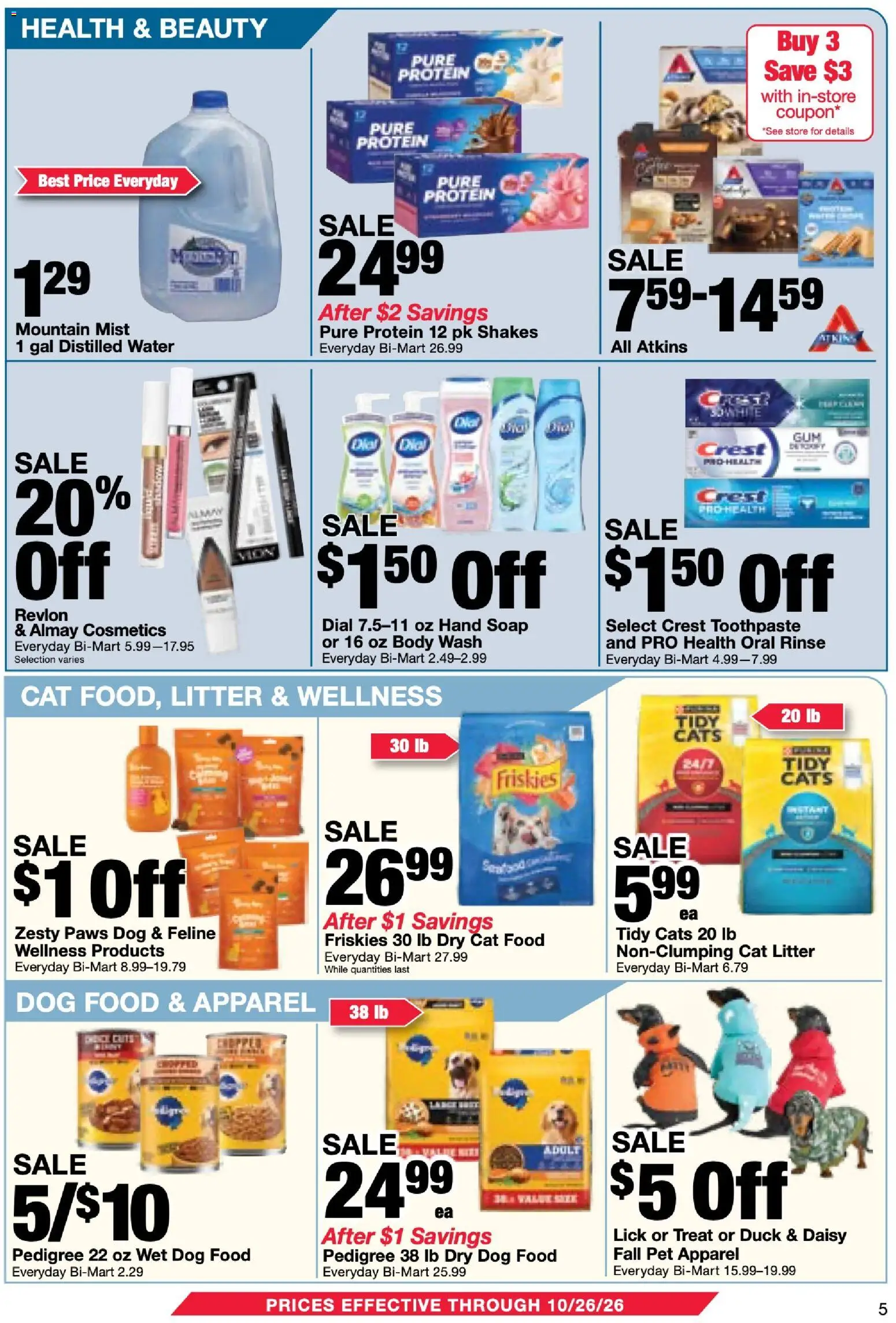 Bi-Mart Membership Savings Book Weekly Ad in United States