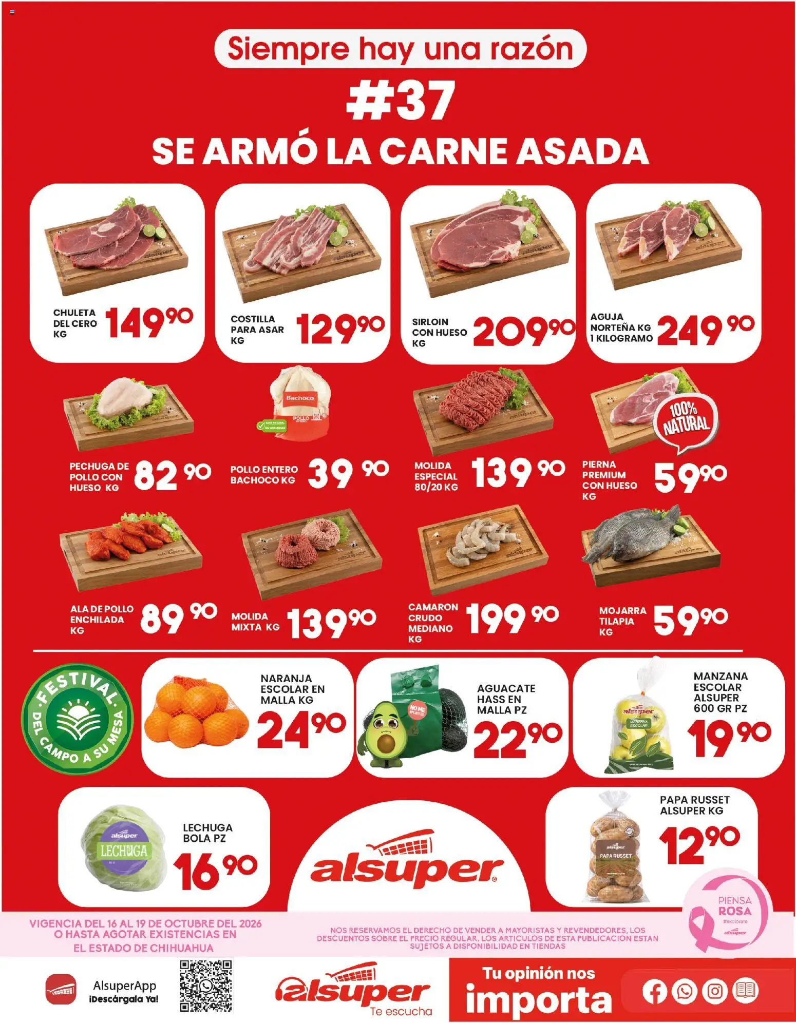 Alsuper folleto Folleto in México