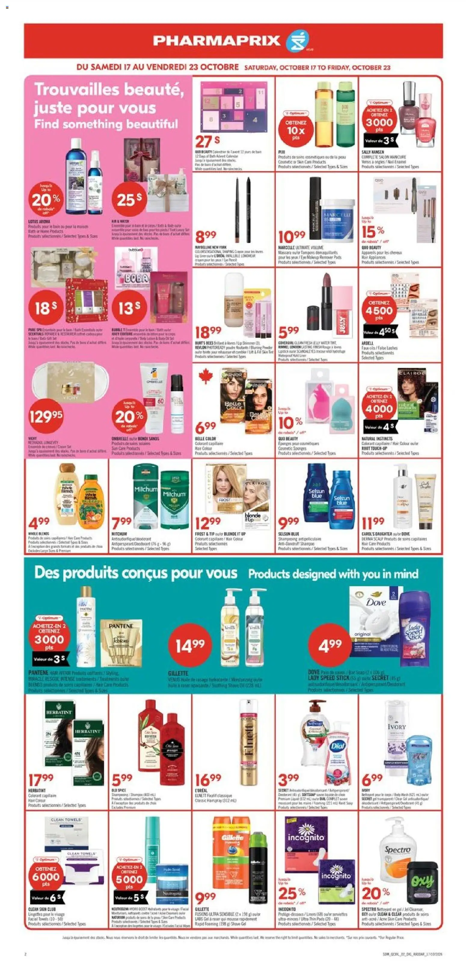 Pharmaprix weekly flyer / circulaire Flyer in Canada