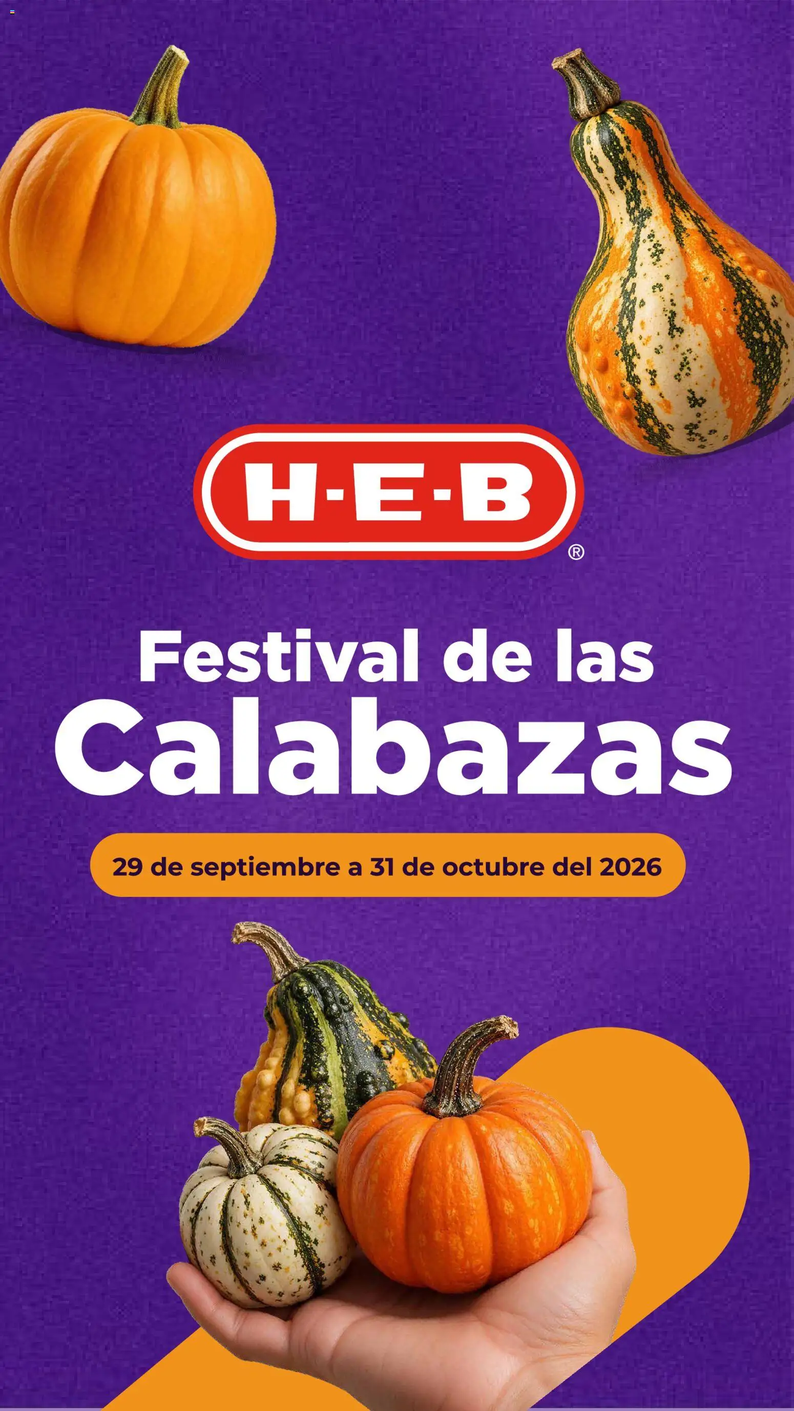 H-E-B folleto Festival de las Calabazas Folleto in México