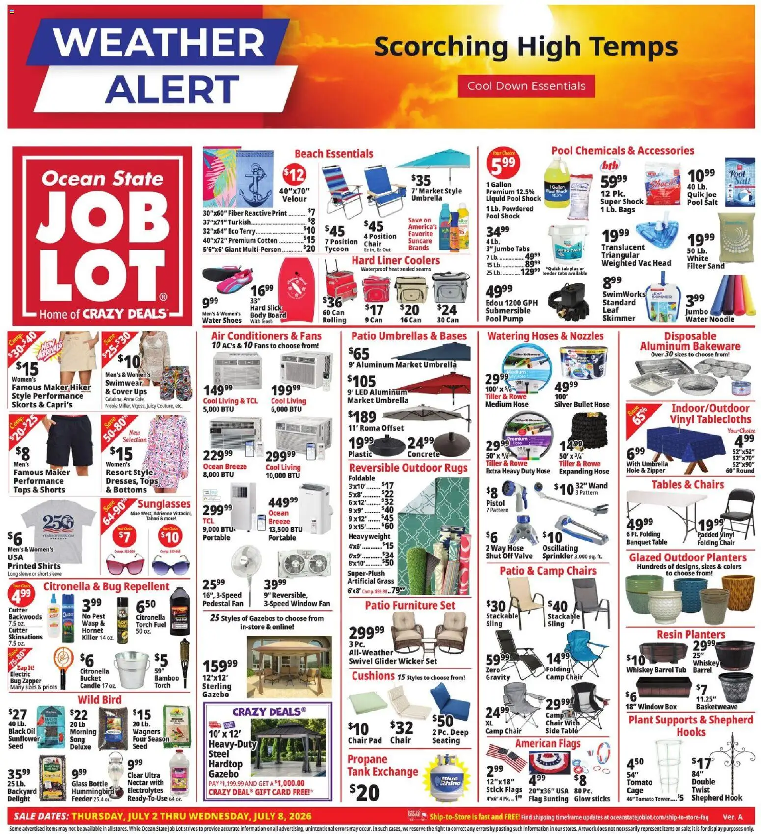 The new Ocean State Job Lot flyer is now online. See all July offers on your mobile and save! | United States