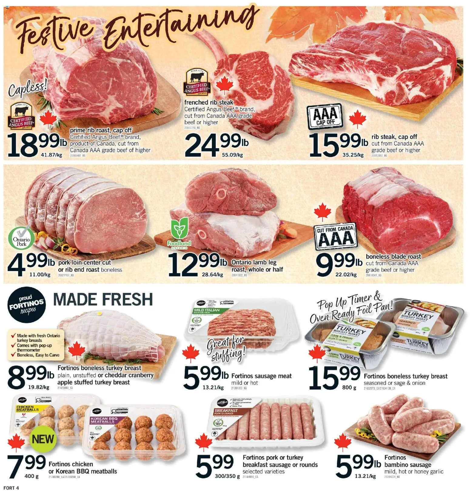 Fortinos weekly flyer / circulaire Flyer in Canada