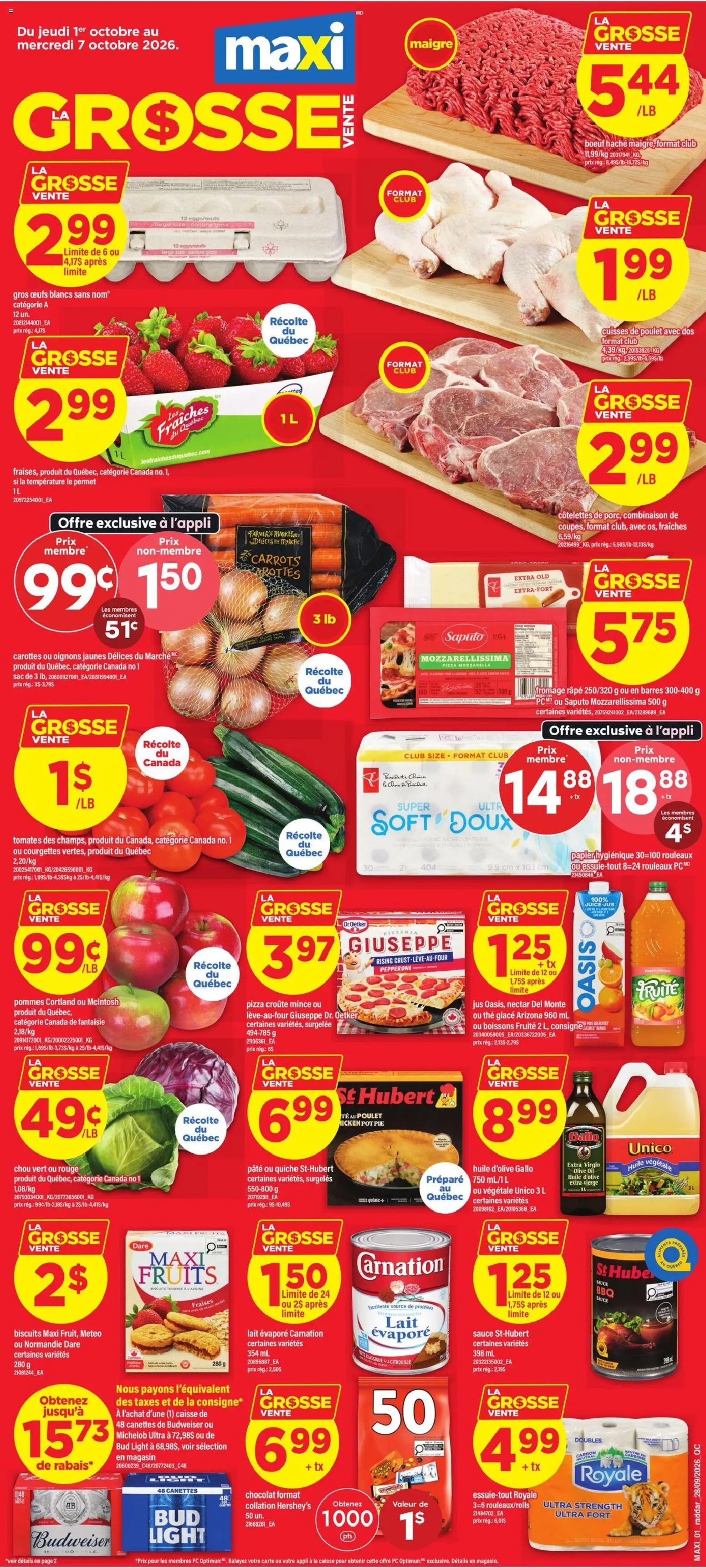 Maxi weekly flyer / circulaire Flyer in Canada