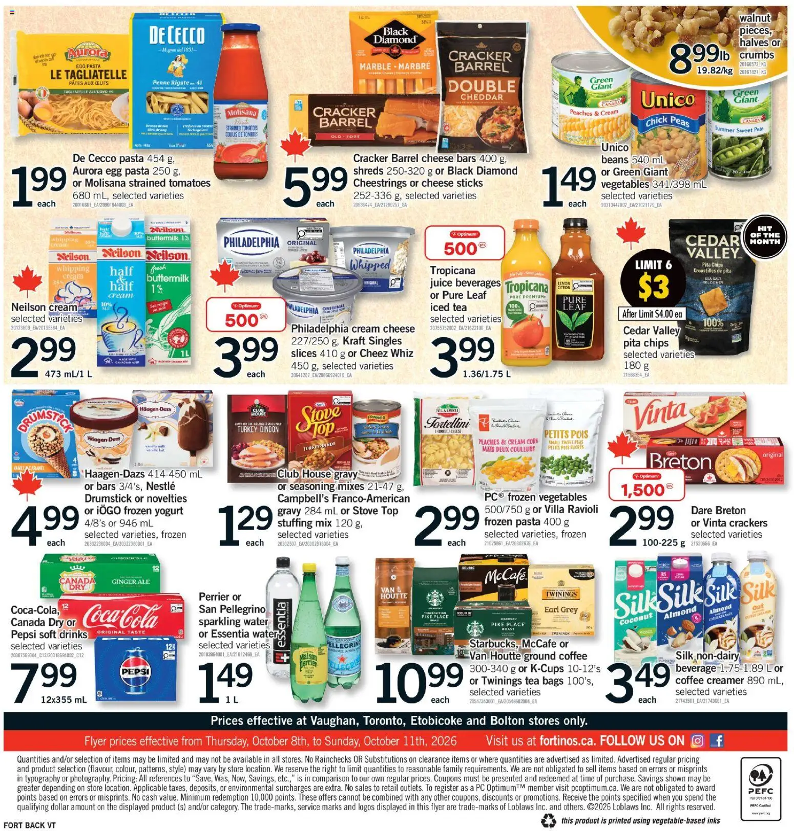 Fortinos weekly flyer / circulaire Flyer in Canada