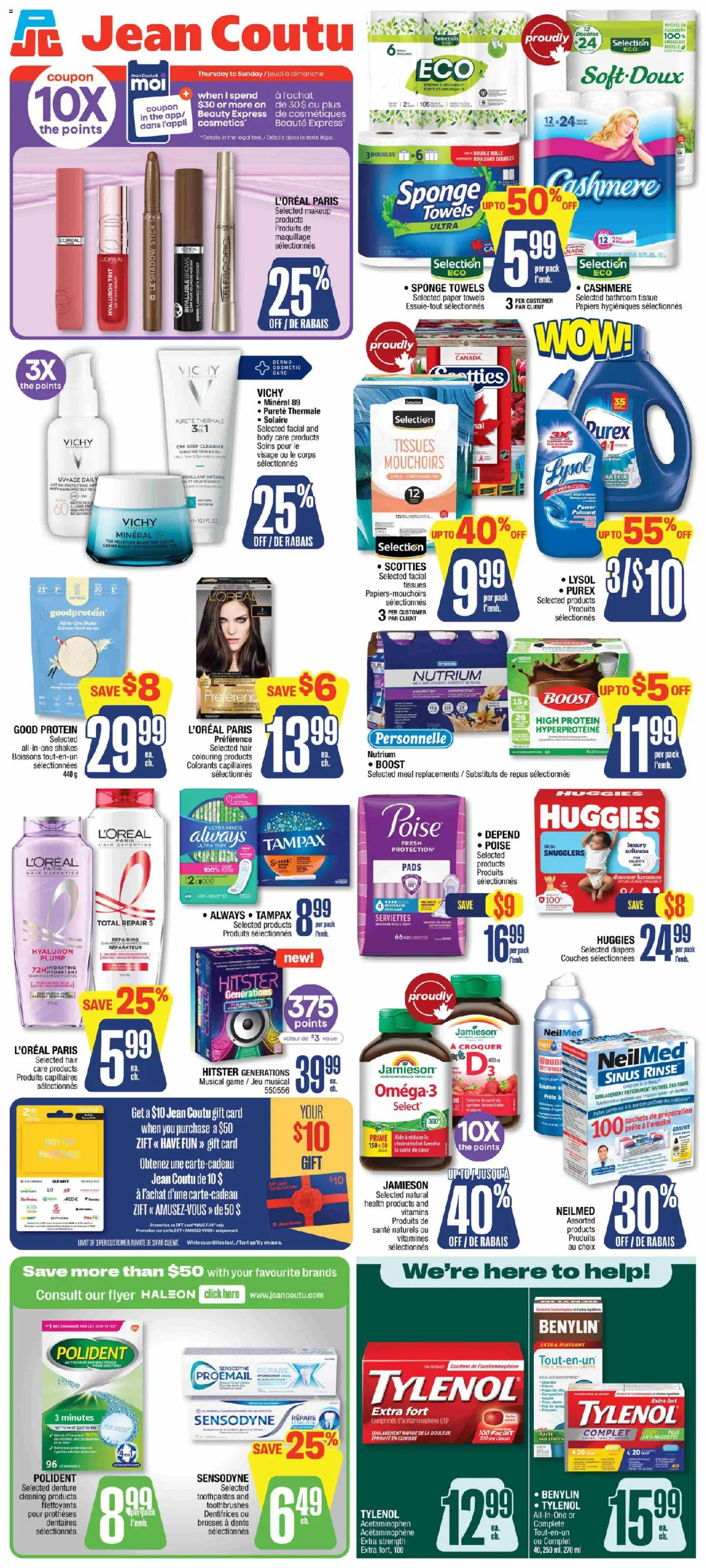 Jean Coutu weekly flyer Flyer in Canada