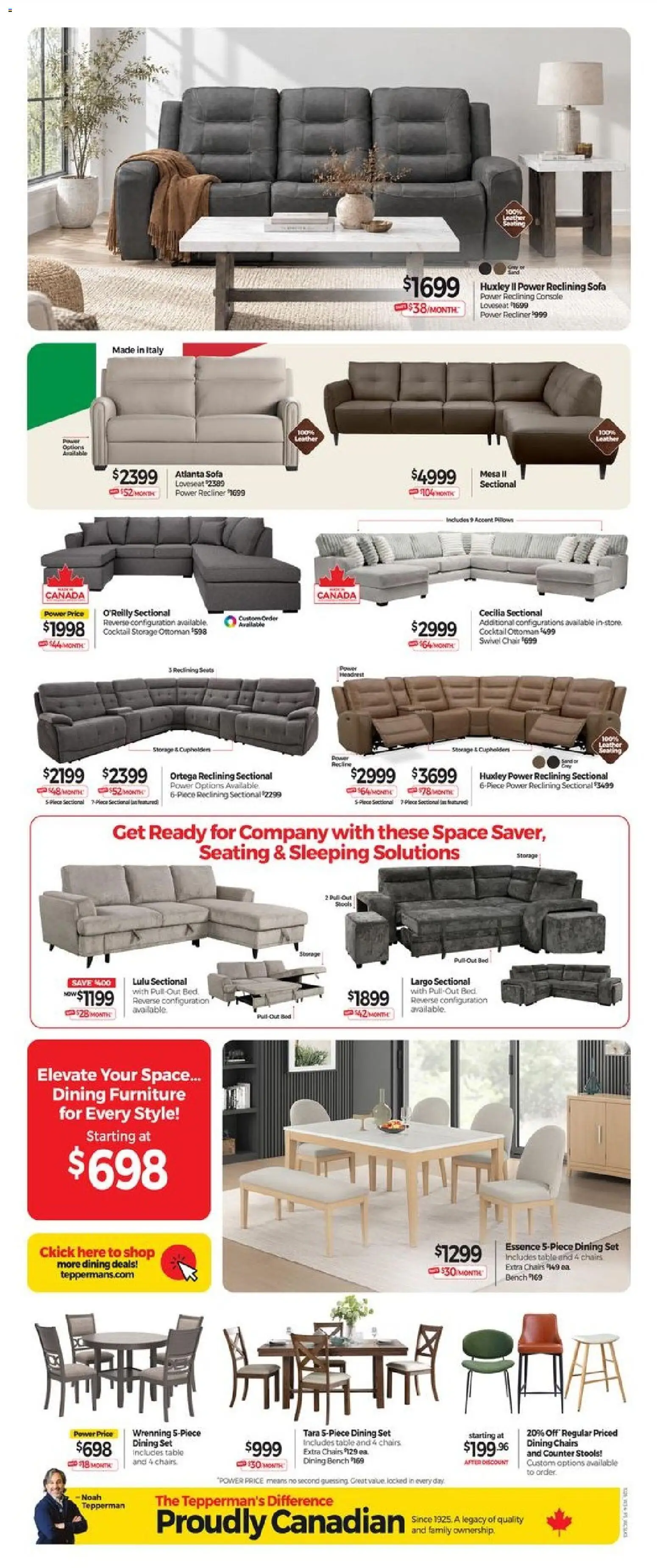 Tepperman`s weekly flyer / circulaire Flyer in Canada