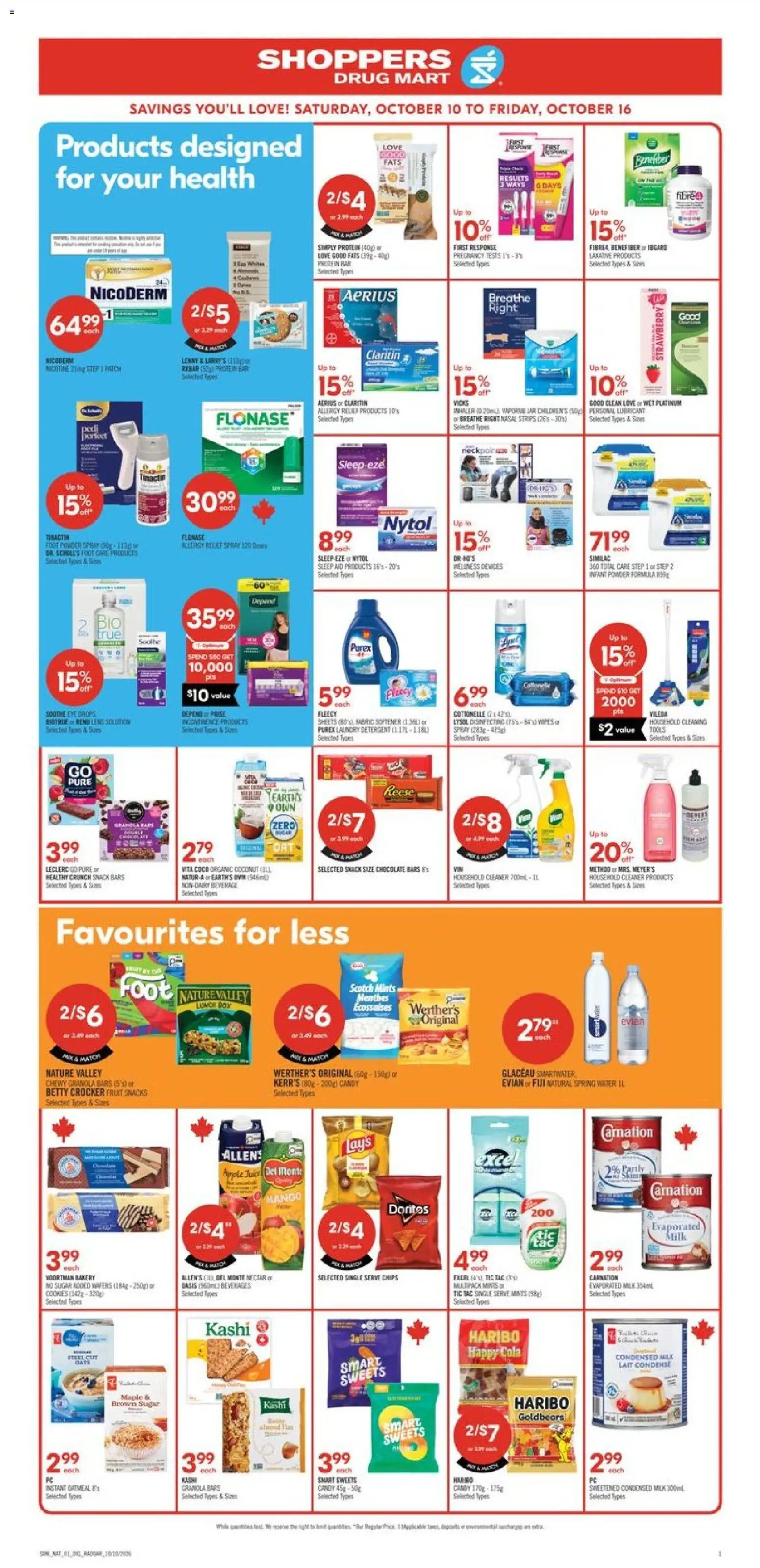 Shoppers weekly flyer / circulaire Flyer in Canada