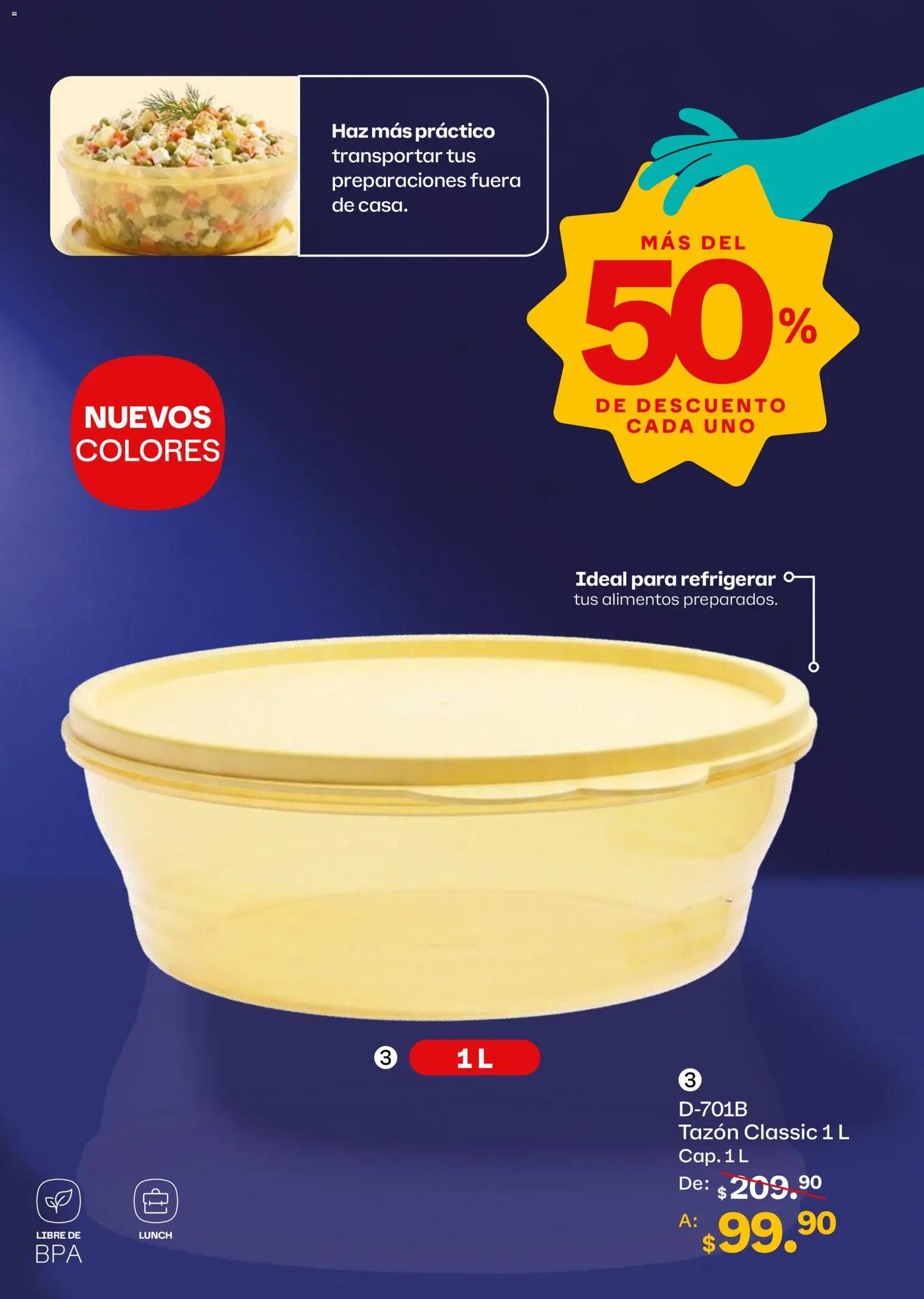 Tupperware catálogo Folleto in México