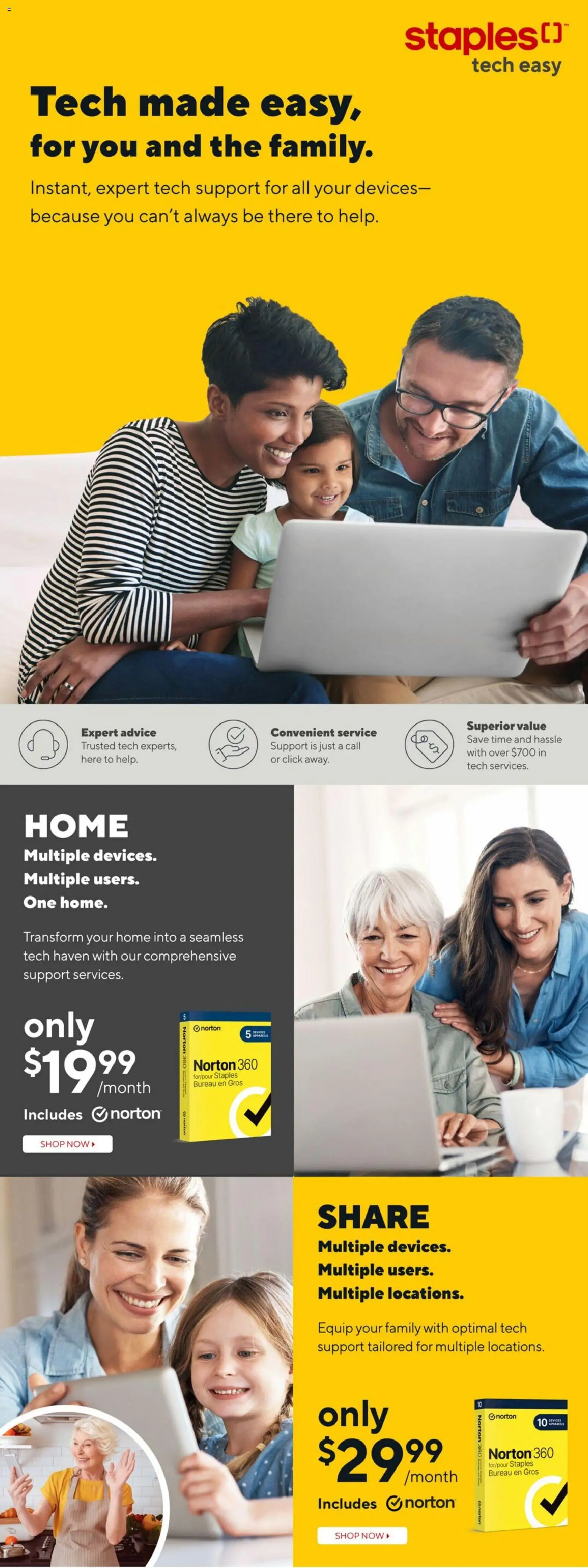 Staples weekly flyer Flyer in Canada