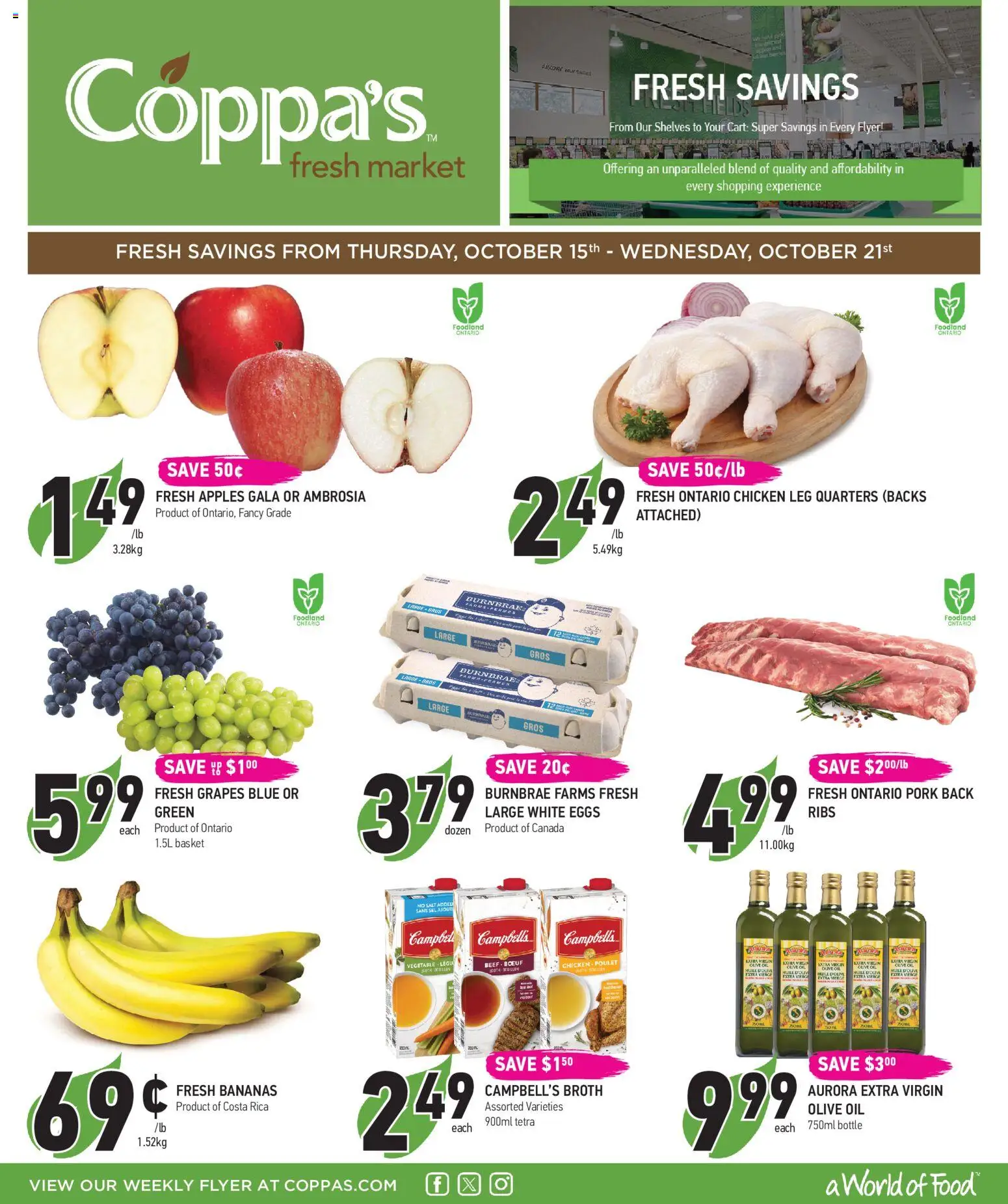 Coppas Fresh Market weekly flyer / circulaire Flyer in Canada