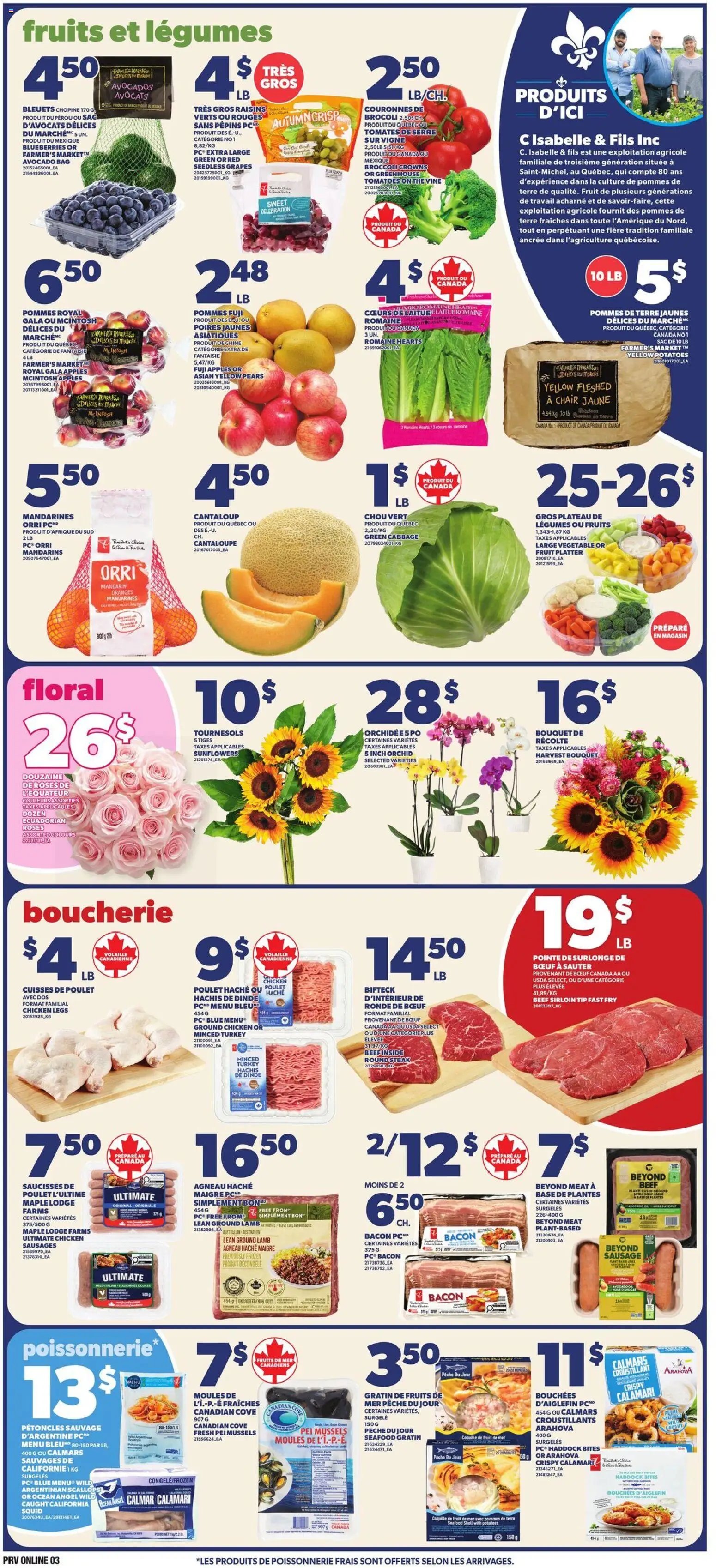 Provigo weekly flyer / circulaire Flyer in Canada