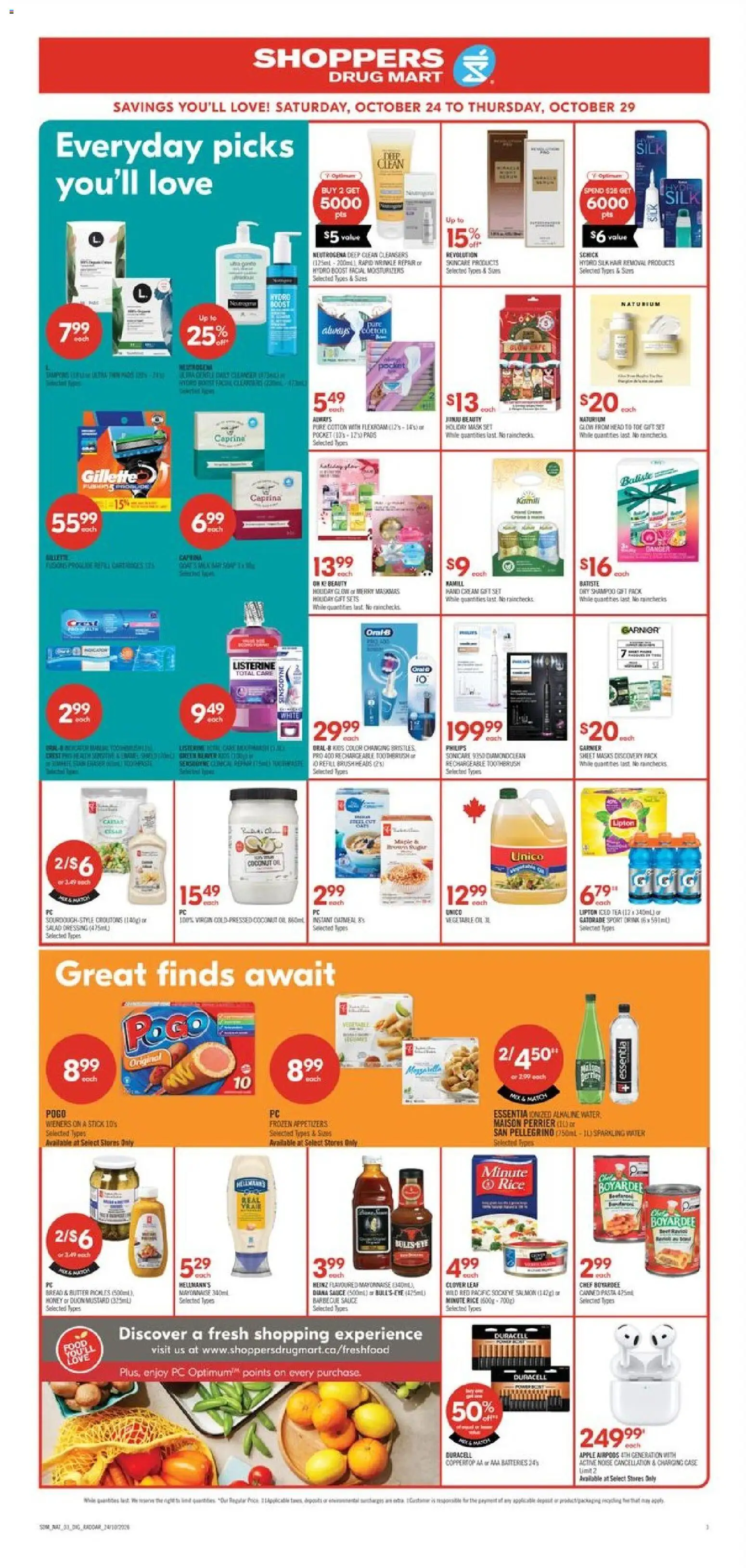 Shoppers weekly flyer / circulaire Flyer in Canada