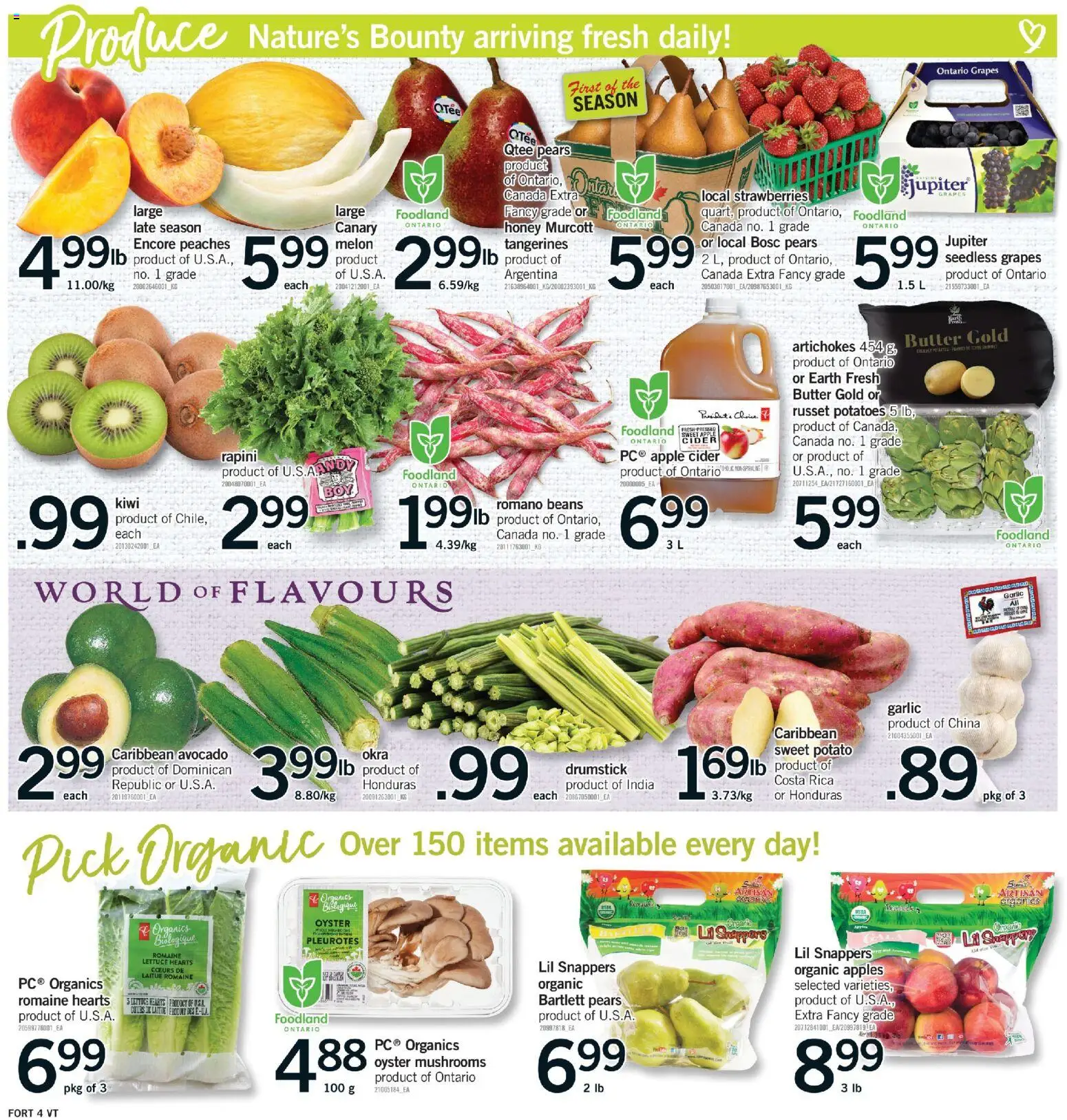 Fortinos weekly flyer / circulaire Flyer in Canada