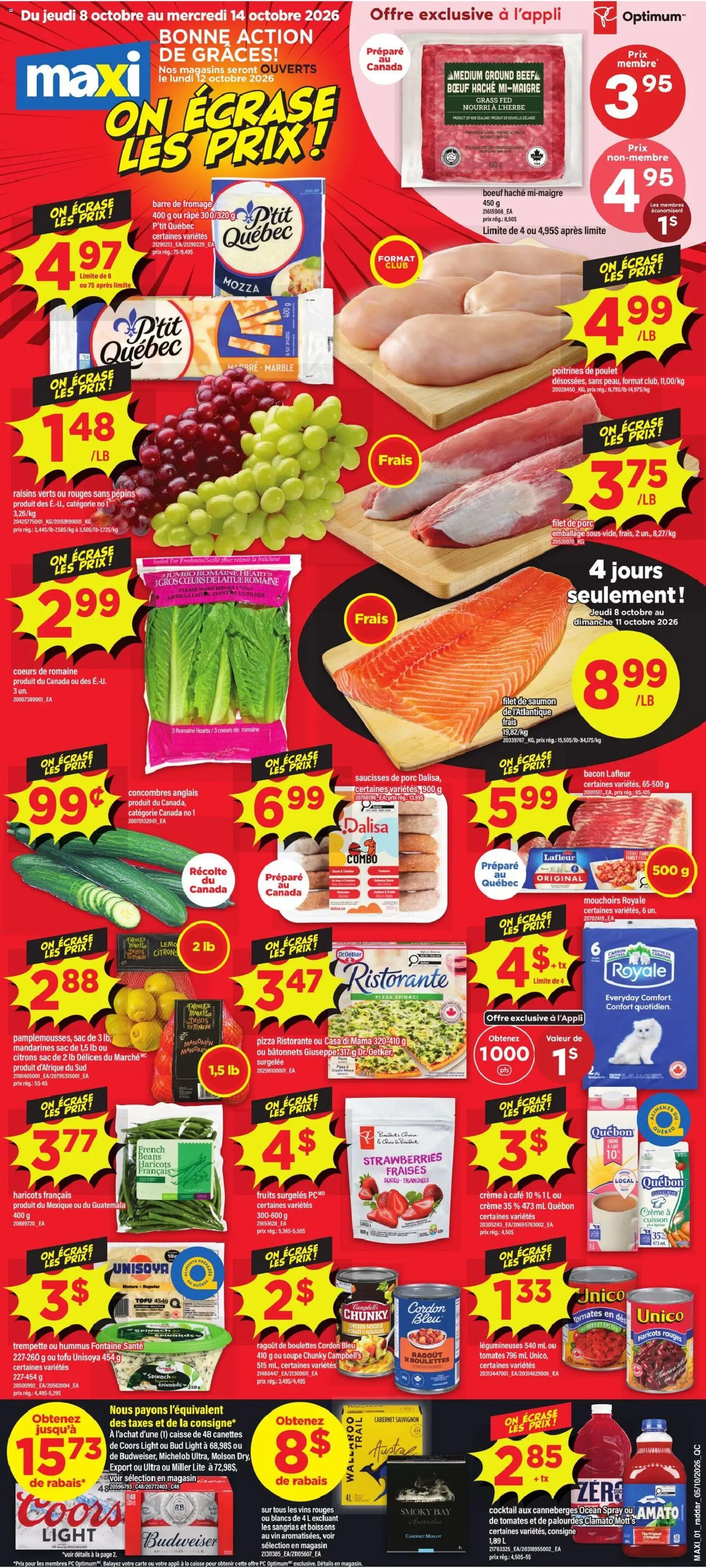 Maxi weekly flyer / circulaire Flyer in Canada