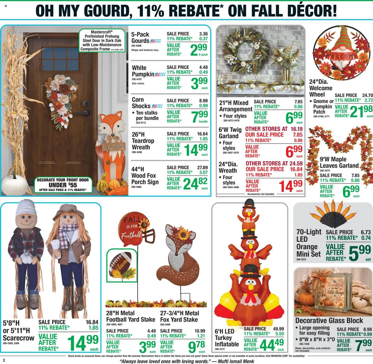 Menards Weekly Ad Weekly Ad in United States