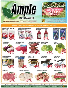 Ample-food-market Ample Food Market weekly flyer / circulaire